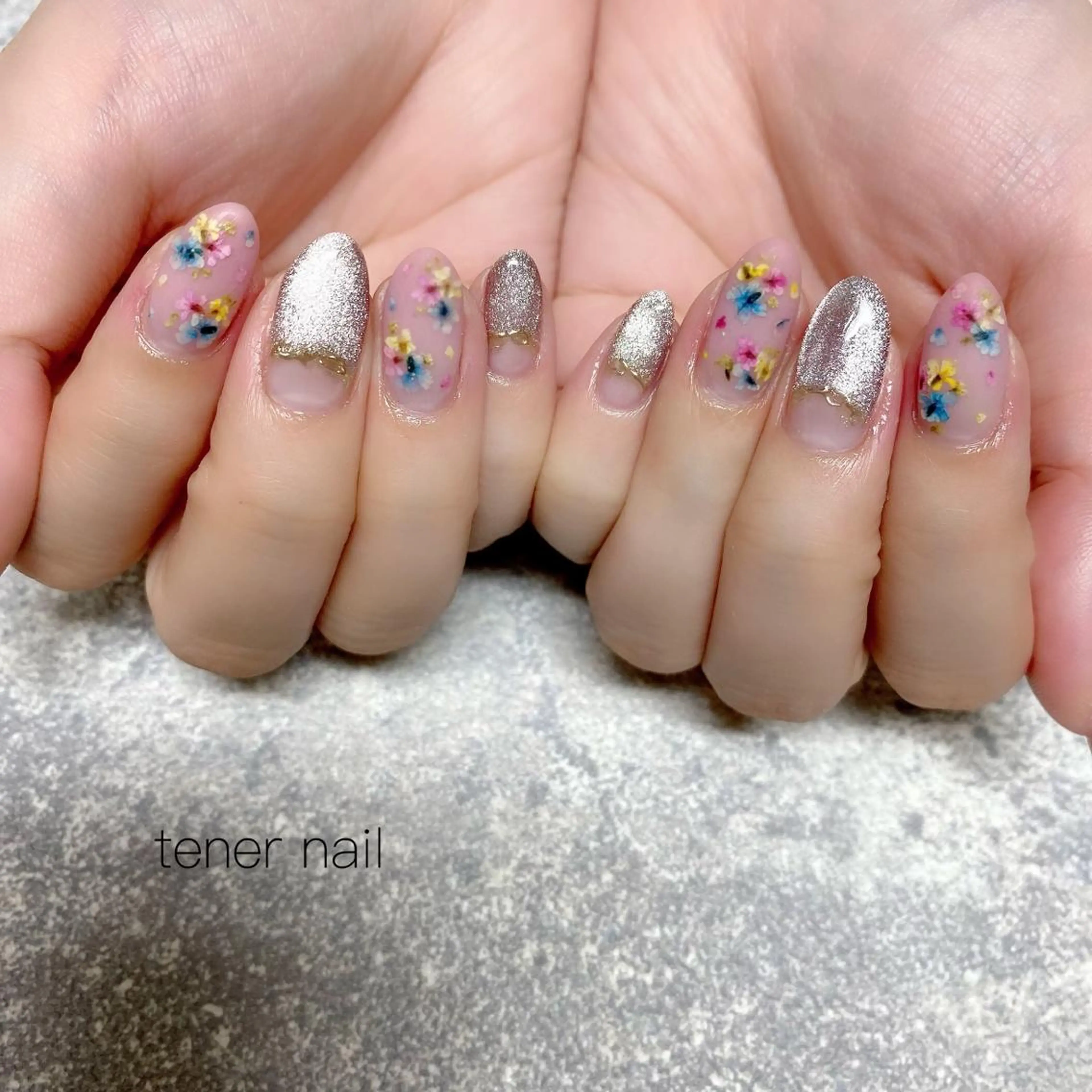 ネイル フラワーネイル テネルネイル tener nailのネイルデザイン