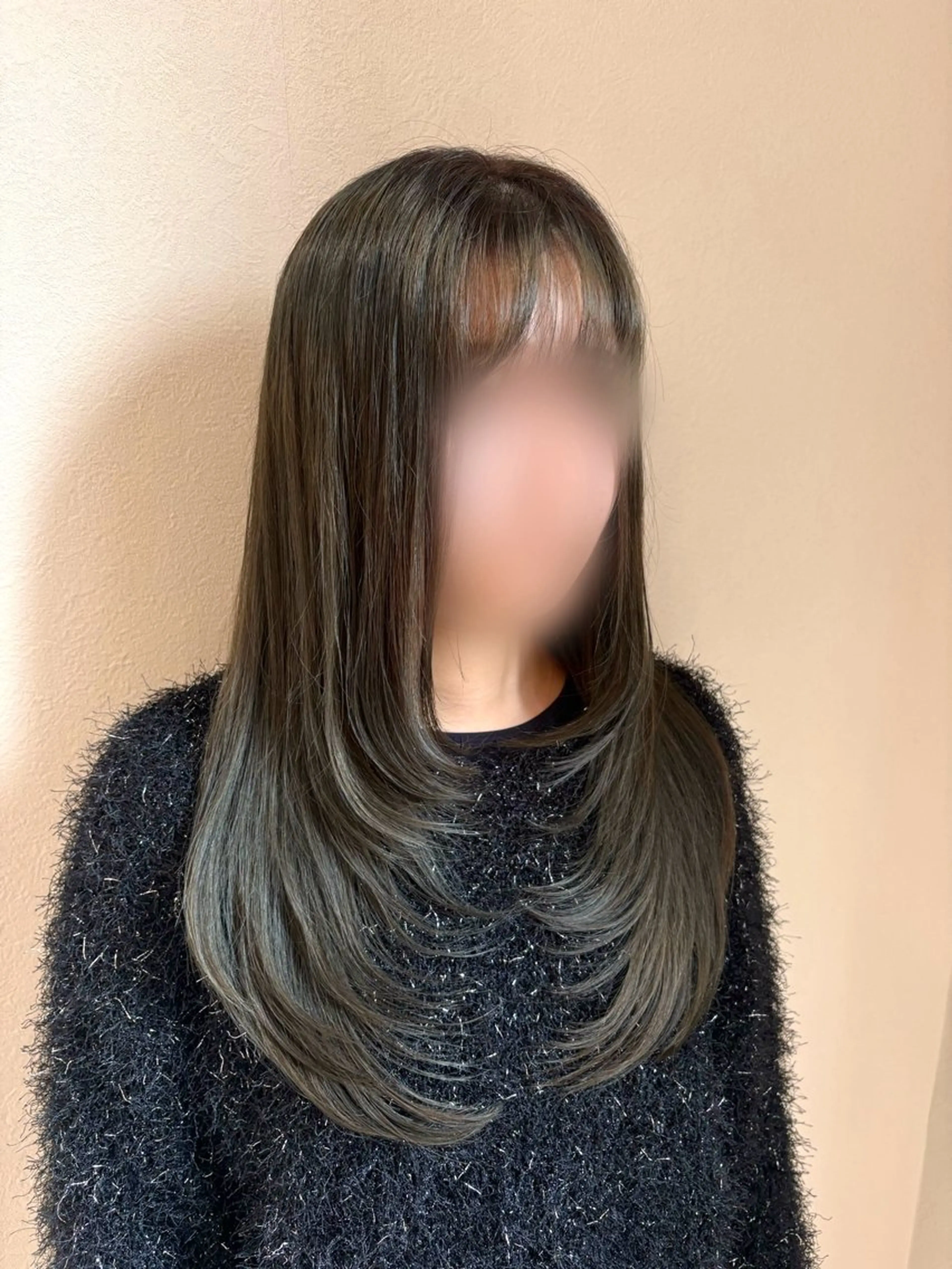 カット+髪質改善カラー+3stepトリートメントの写真