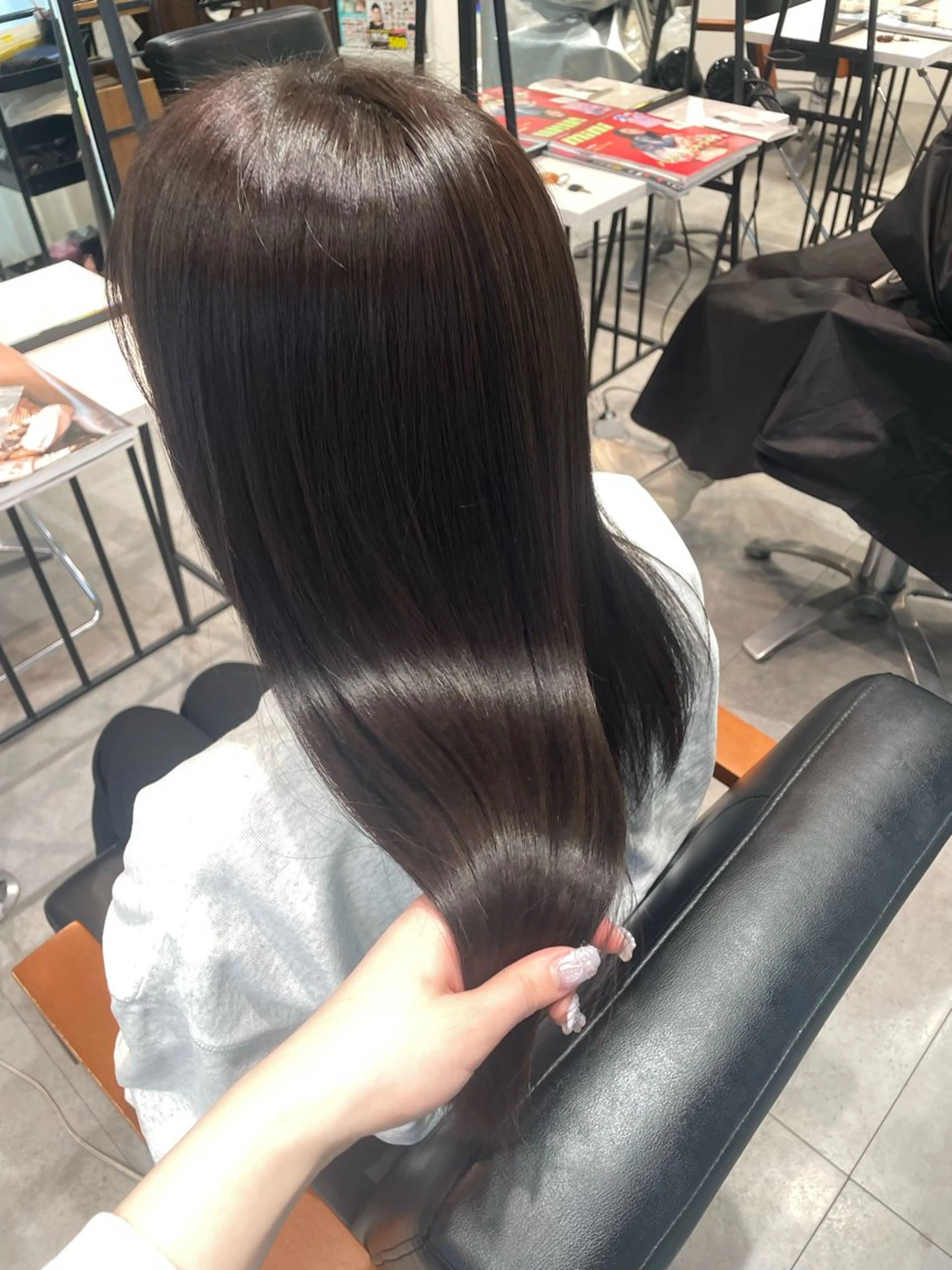 ロング mion🦋韓国ヘア 透明感カラー🫧のヘアスタイル