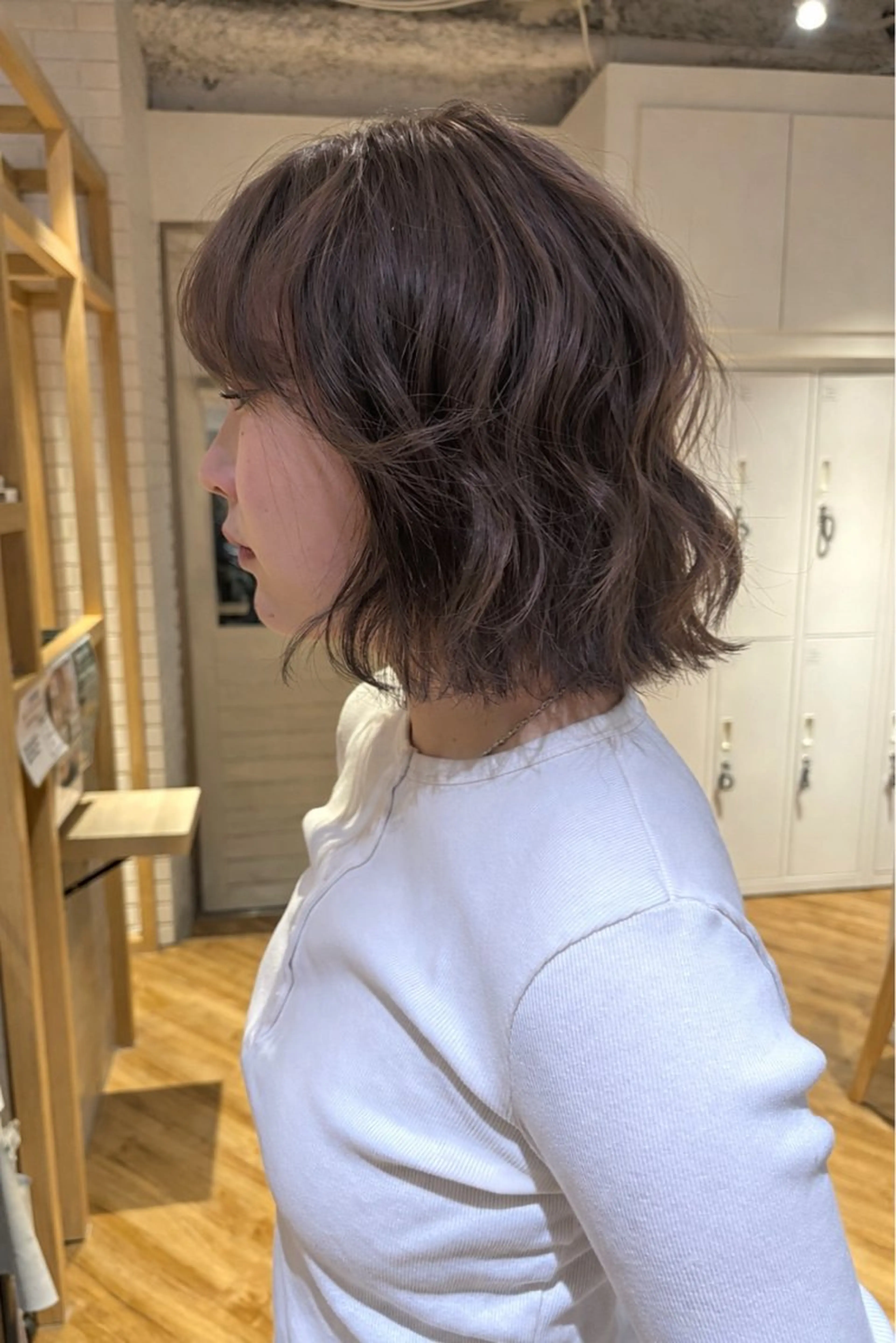 カラー 杉村 咲笑のヘアスタイル