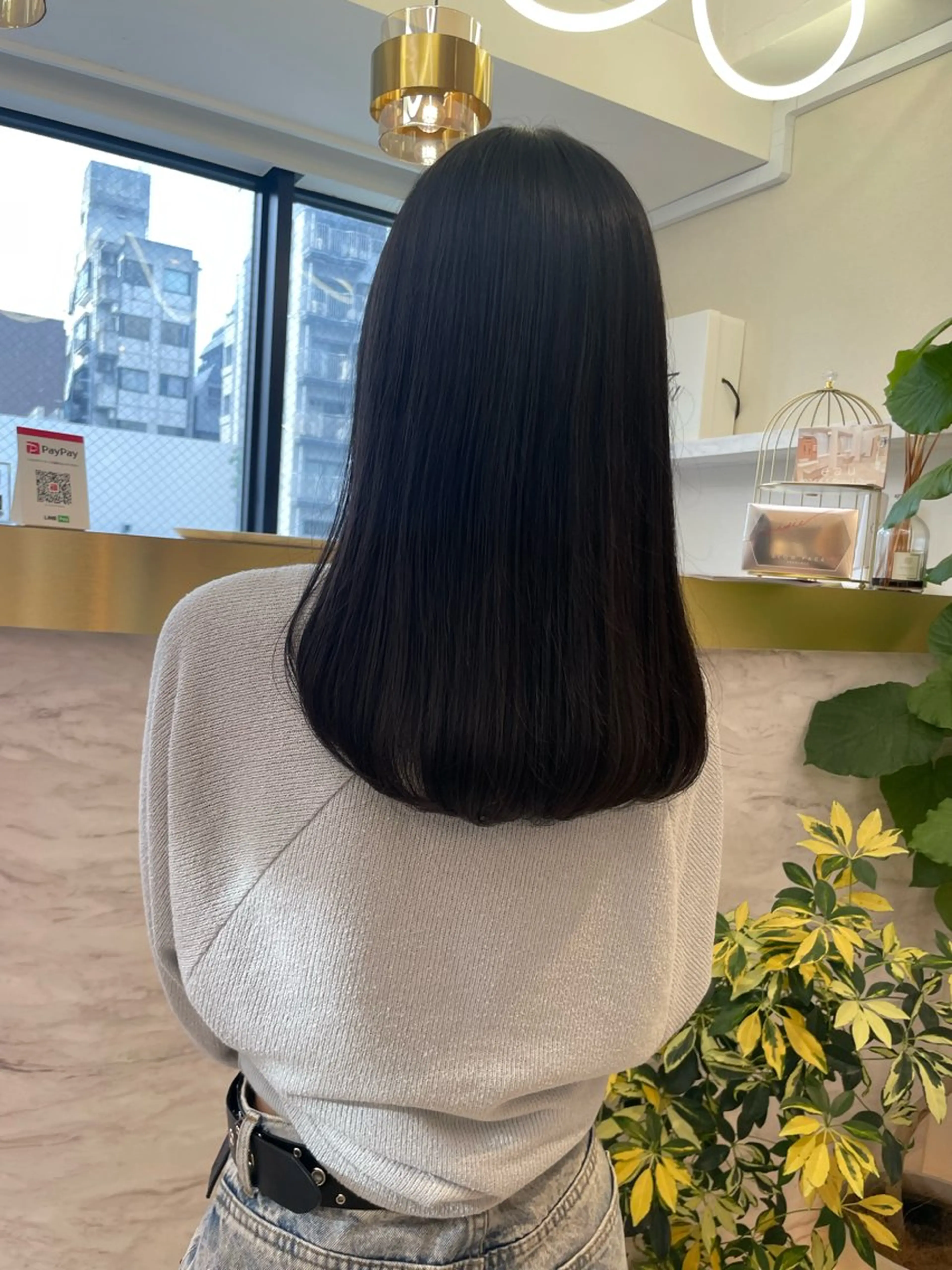 ロング ショート・ボブ 中村俊哉のヘアスタイル