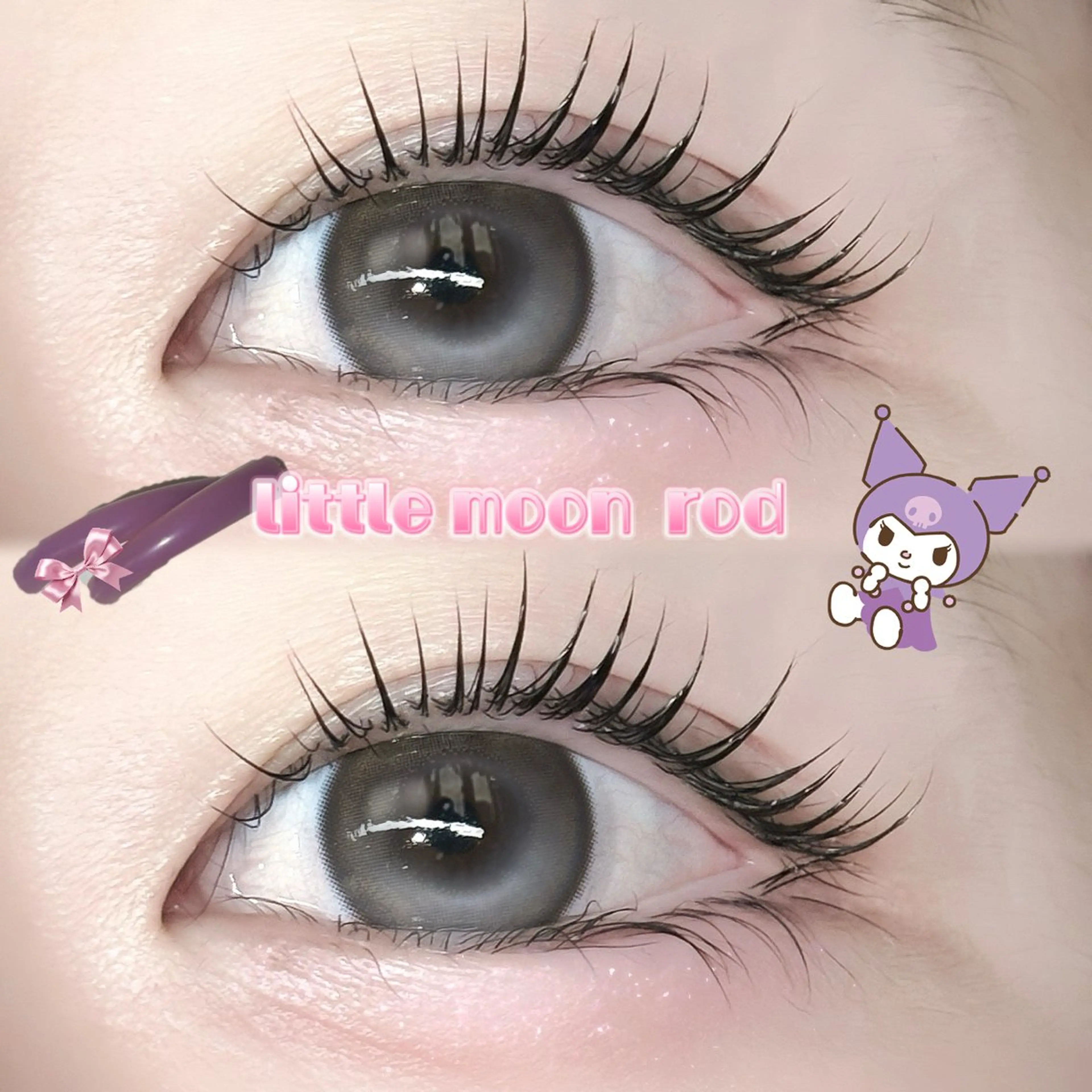 マツエク・マツパ 韓国風マツエク ナチュラル まつげパーマ 下まつげエクステ 一重×まつ毛パーマ マツパ 🩶LED＆ダブル フラットRAN🪽のマツエク・マツパデザイン