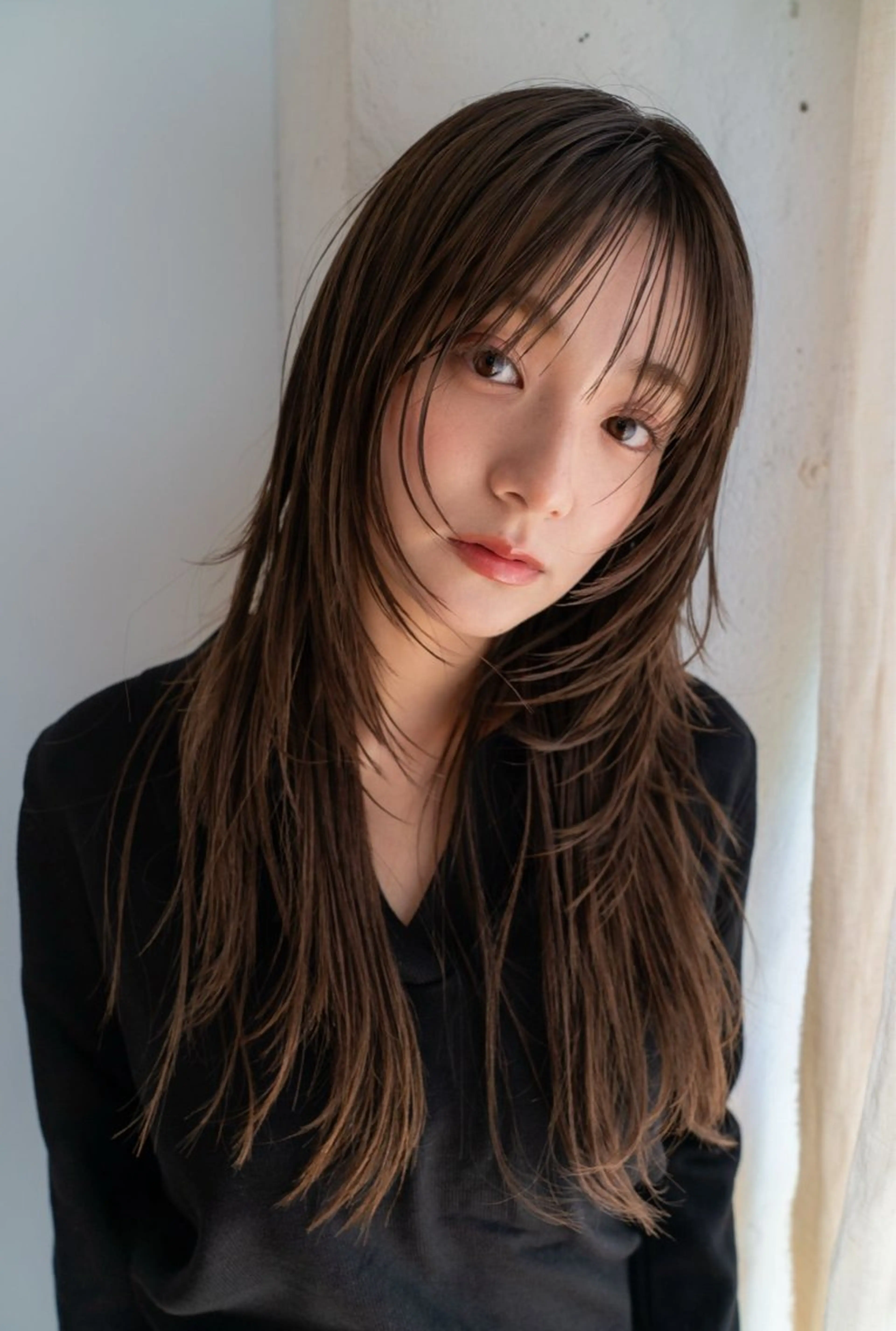 ロング カット トリートメント レディースカット🎀 NANAHAのヘアスタイル