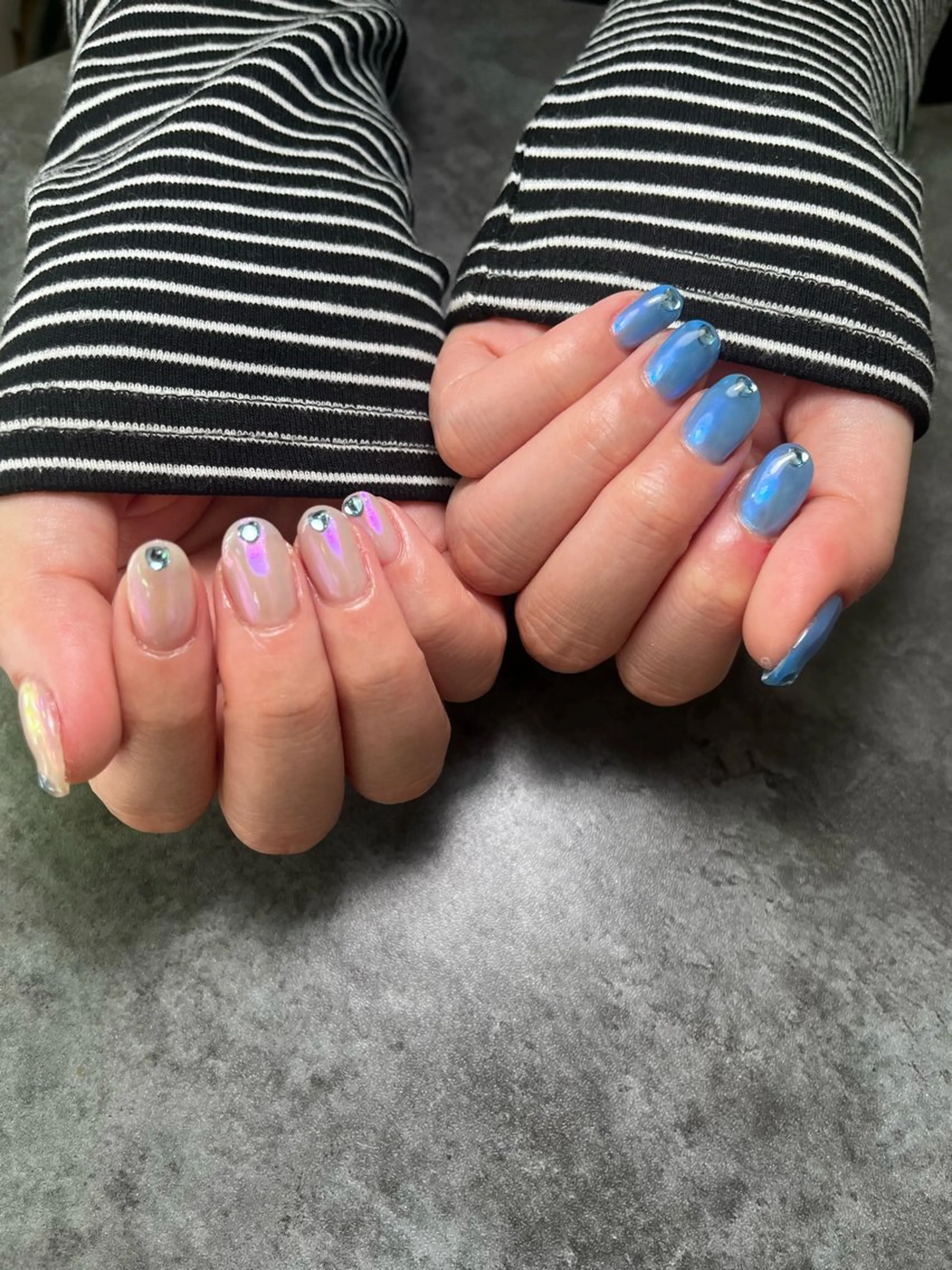 ネイル ストーンネイル ハンドネイル Seana nail シーナネイルのネイルデザイン