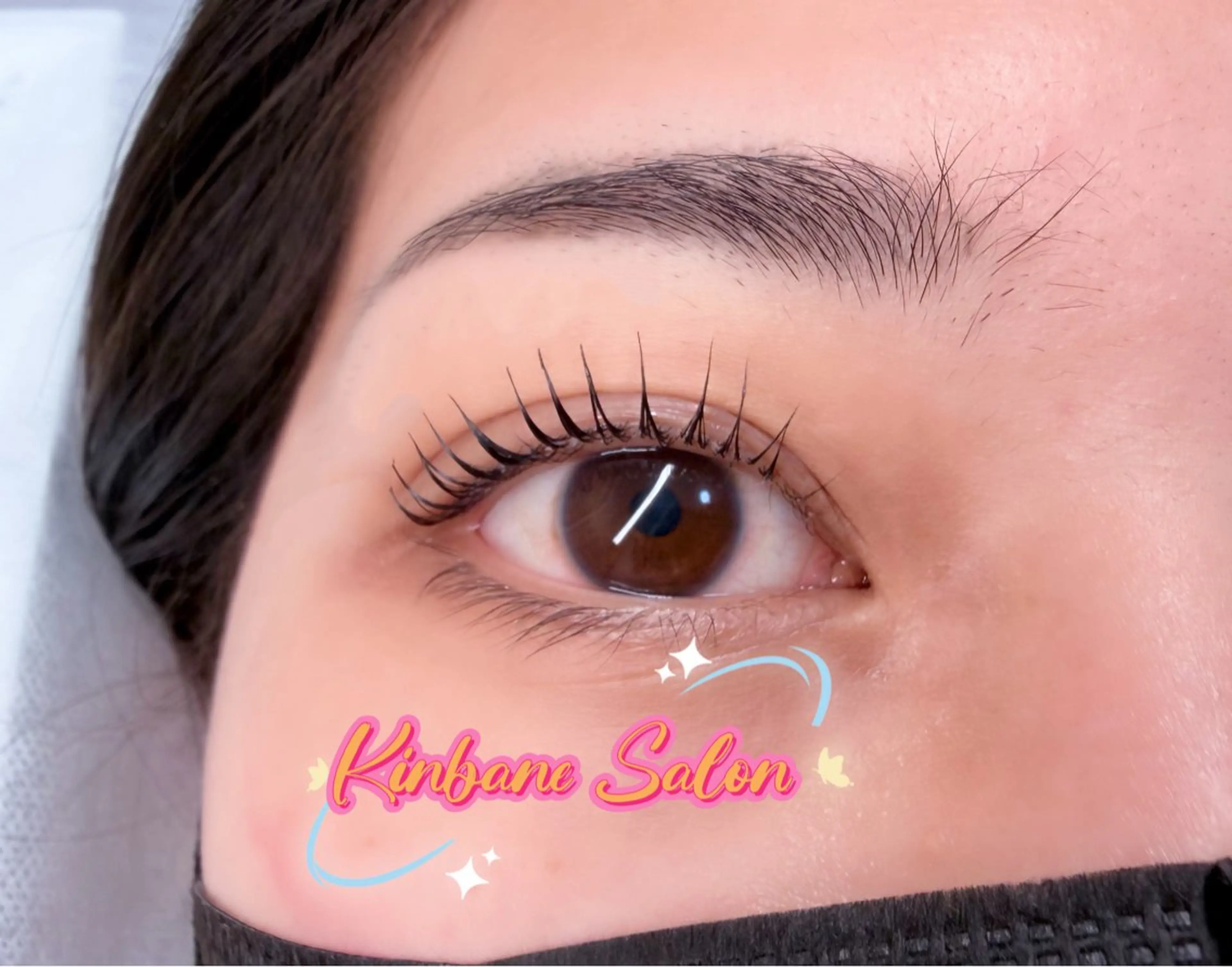 マツエク・マツパ 韓国風マツエク パリジェンヌラッシュリフト まつげパーマ 下まつげエクステ 一重×まつ毛パーマ マツパ キンバネ・サロン 高田馬場店のマツエク・マツパデザイン