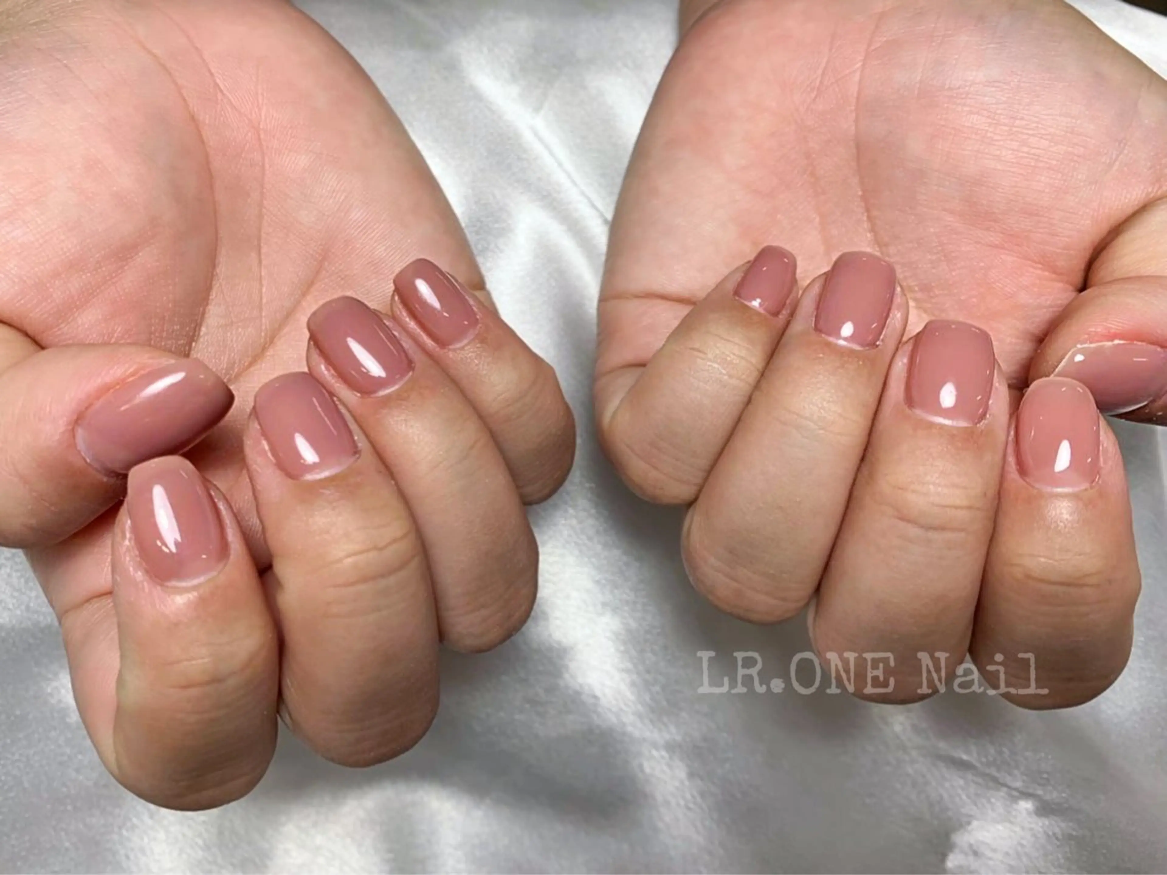 ネイル ワンカラーネイル ルラワンネイル エンのネイルデザイン