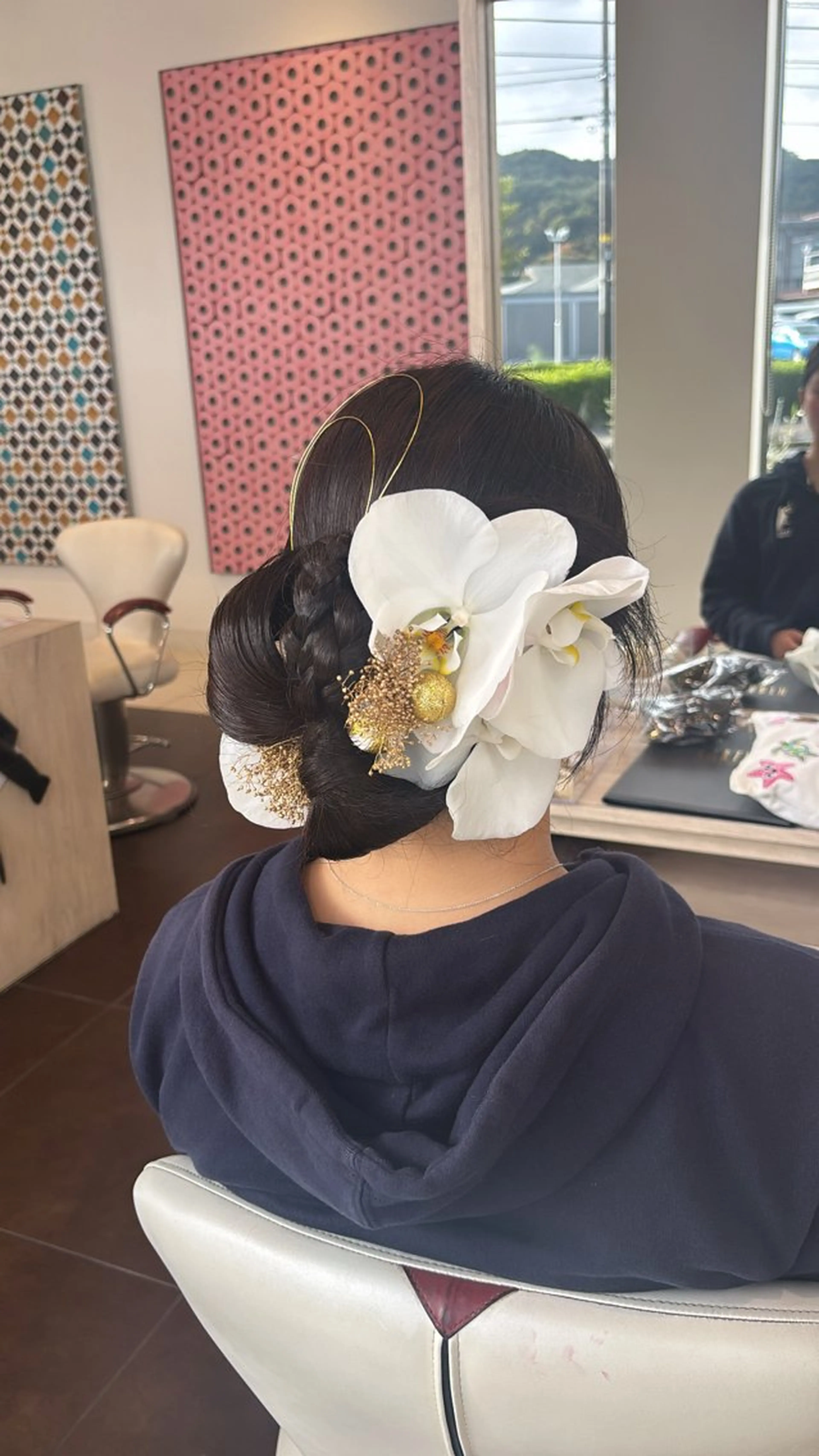 ヘアセットの写真