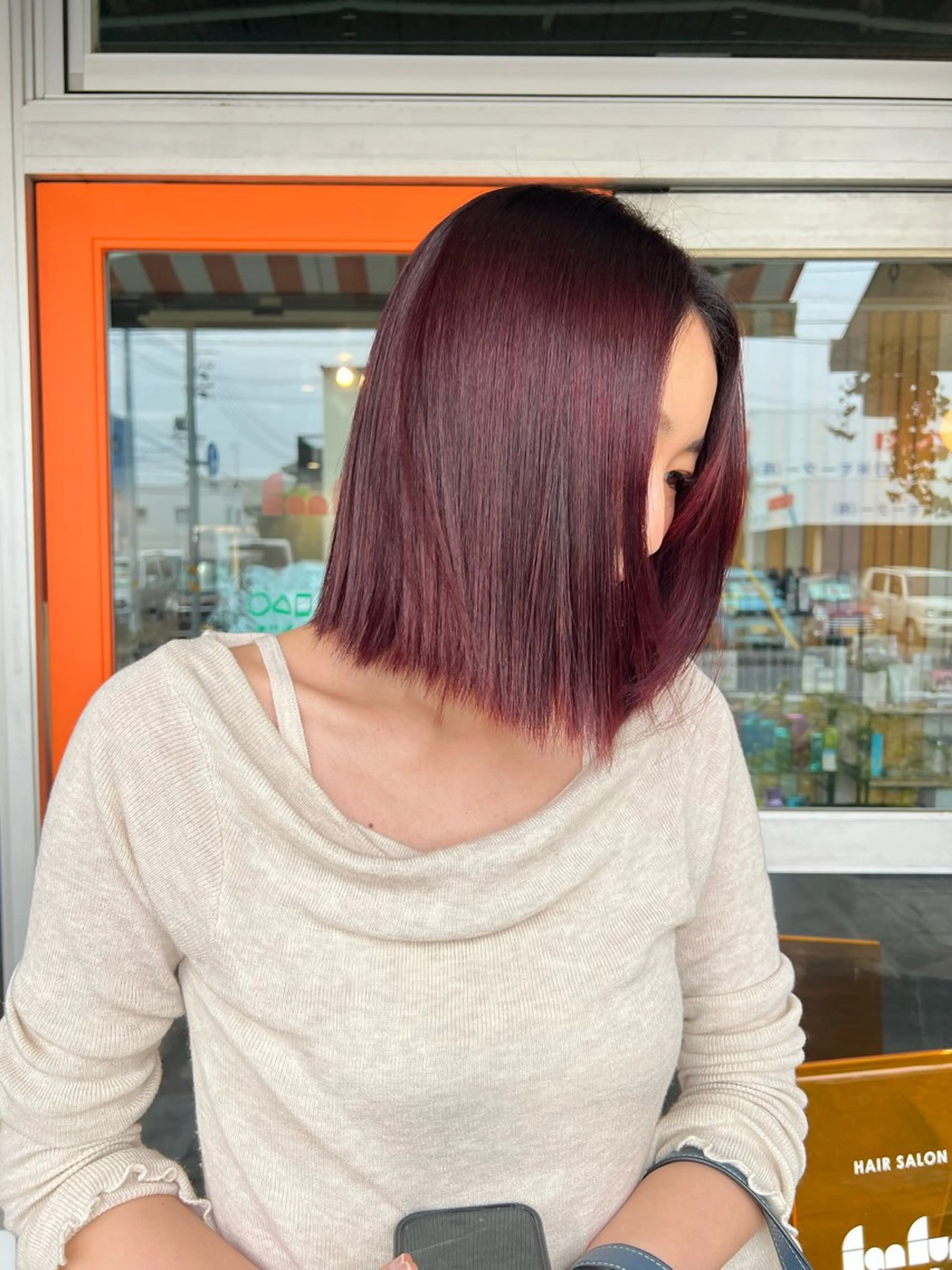 ミディアム カラー くまざき　なな /メンズモデル募集のヘアスタイル