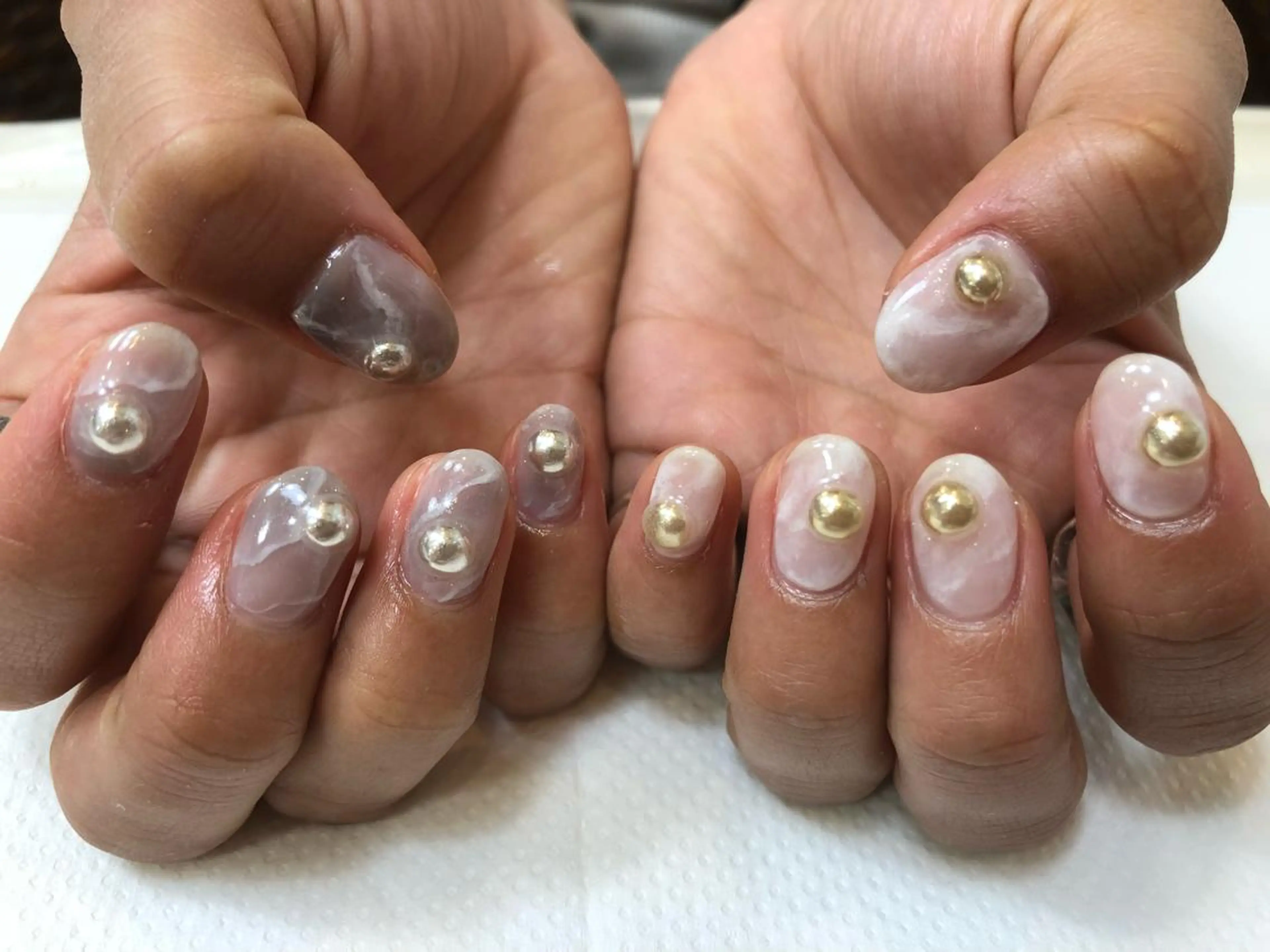 ネイル ハンドネイル umber 三茶1分のネイルデザイン