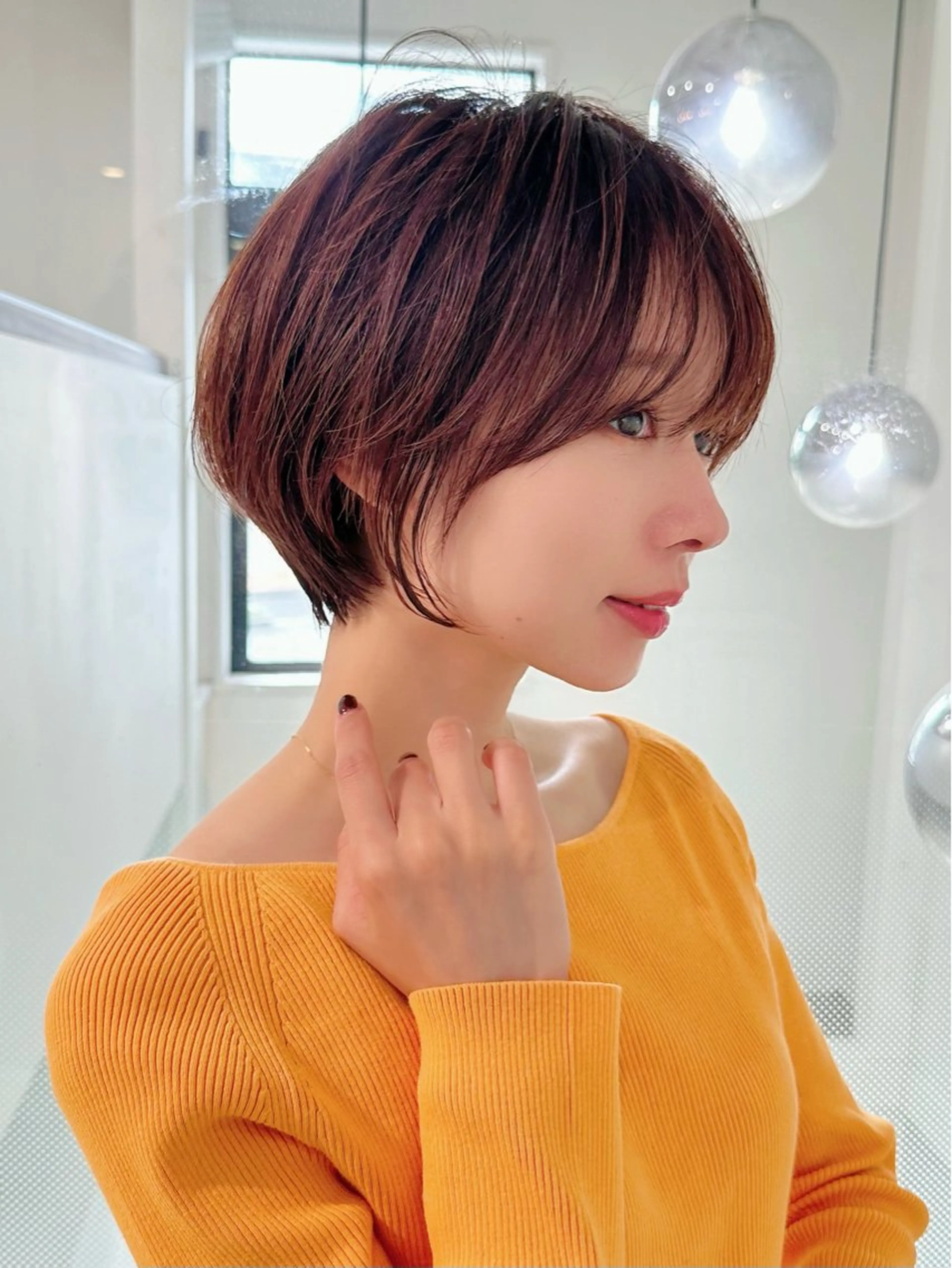 ショート カット ヘアカラー トリートメント ヘッドスパ taiga レイヤー /髪質改善/矯正🌈のヘアスタイル