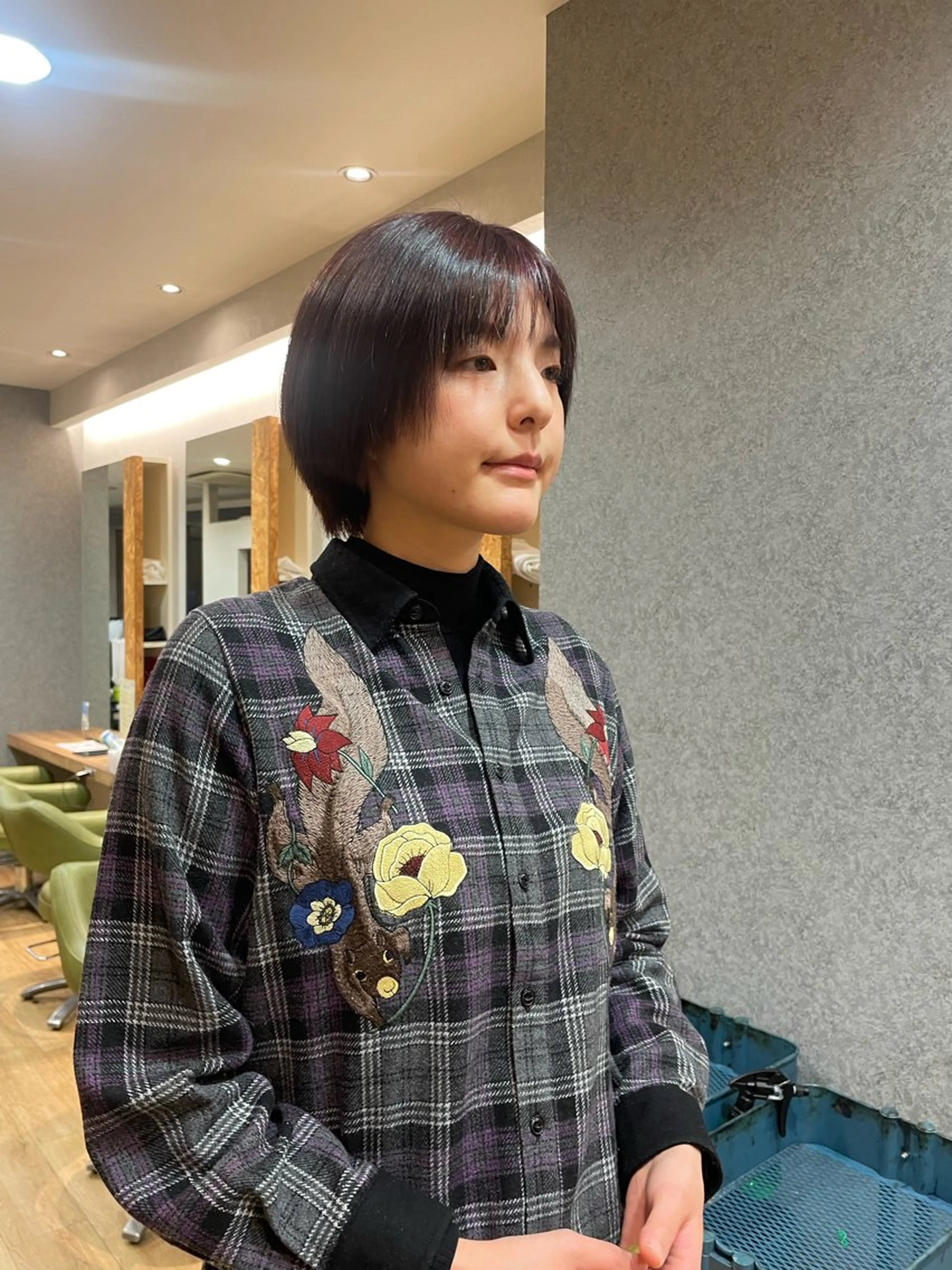 ショート カラー ピンクカラー ピンクパープル パープルカラー 髪質改善/Bloss om🌷高橋沙衣のヘアスタイル