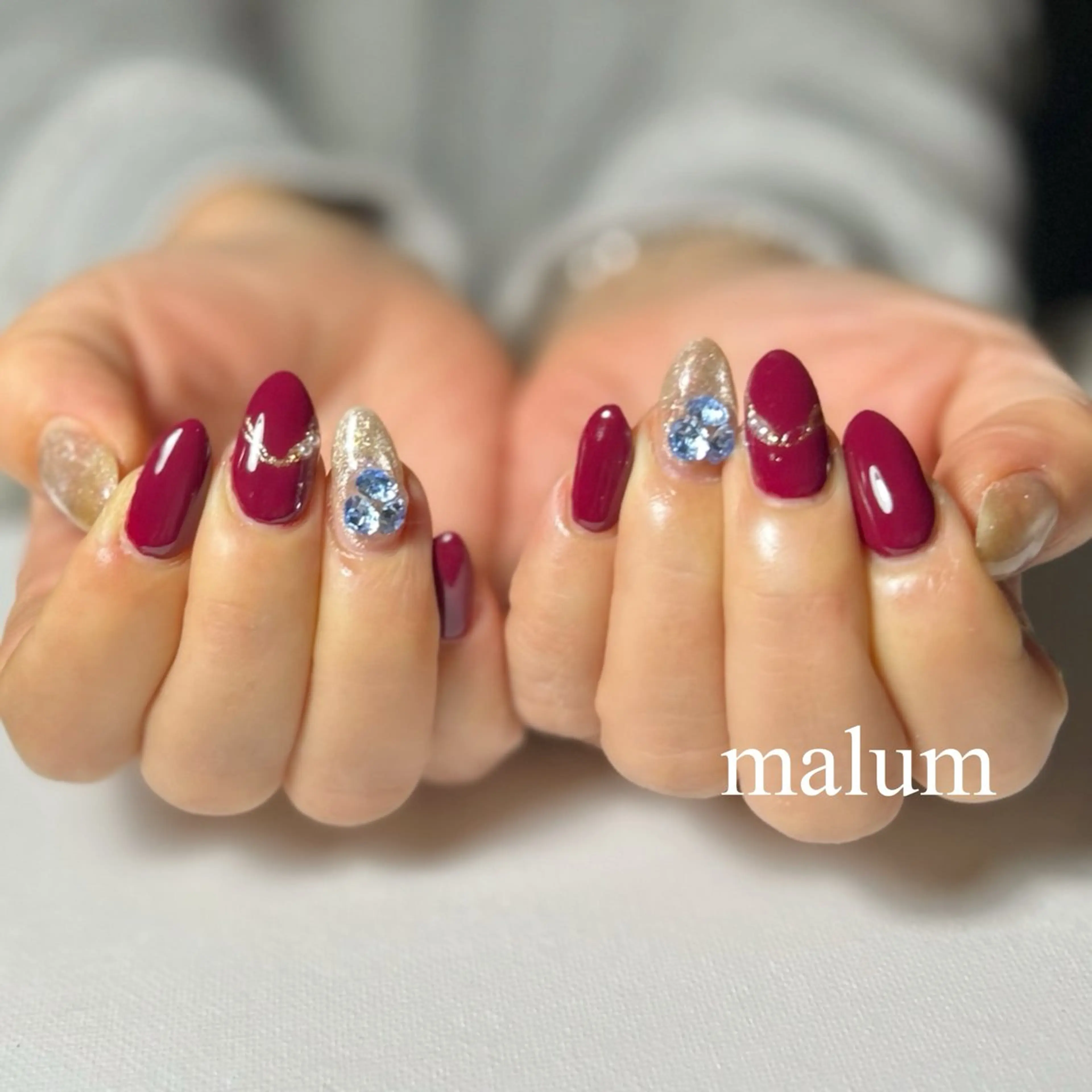 ネイル ハンドネイル malum nailのネイルデザイン