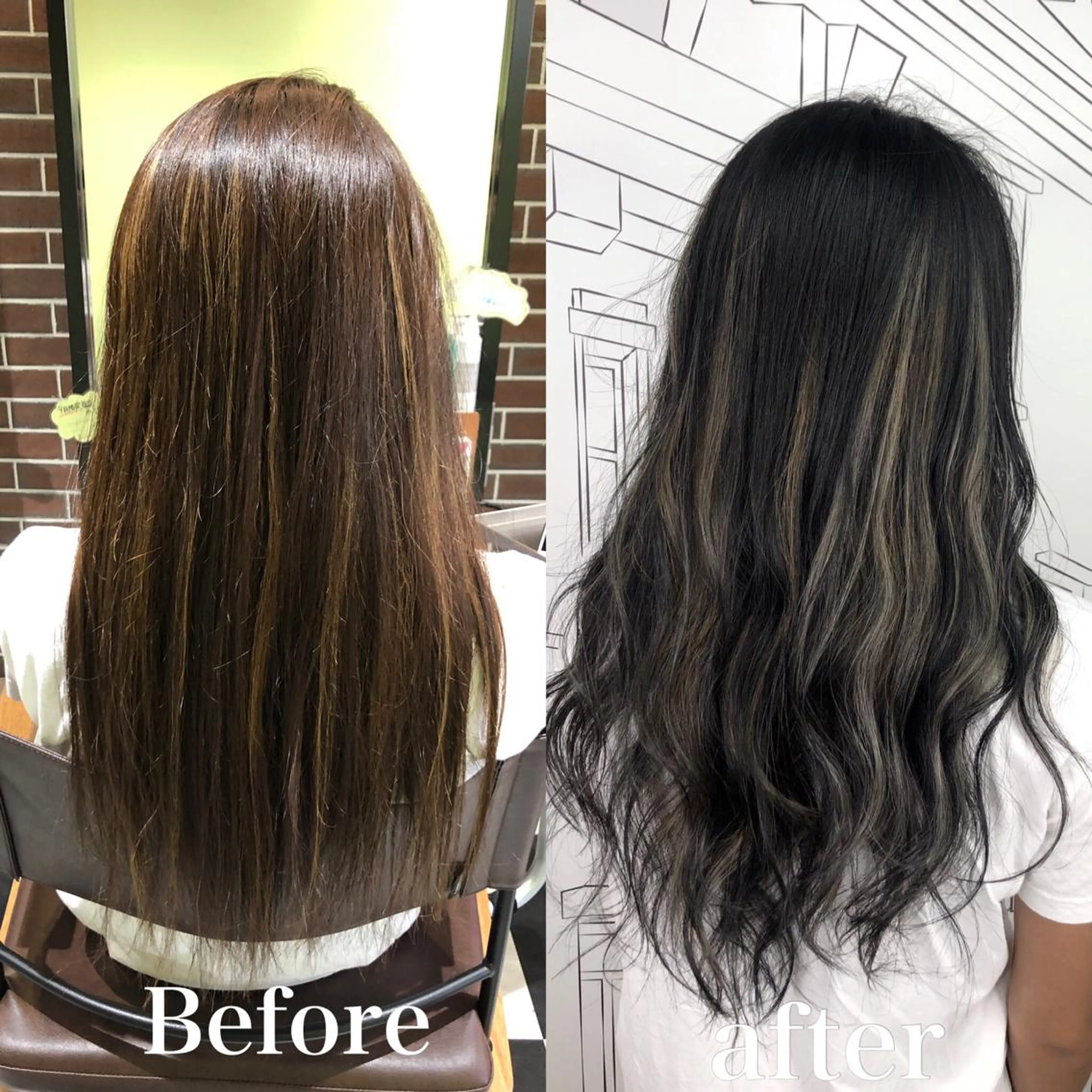 セミロング カラー TOMOKA 艶髪/透明感カラーのヘアスタイル