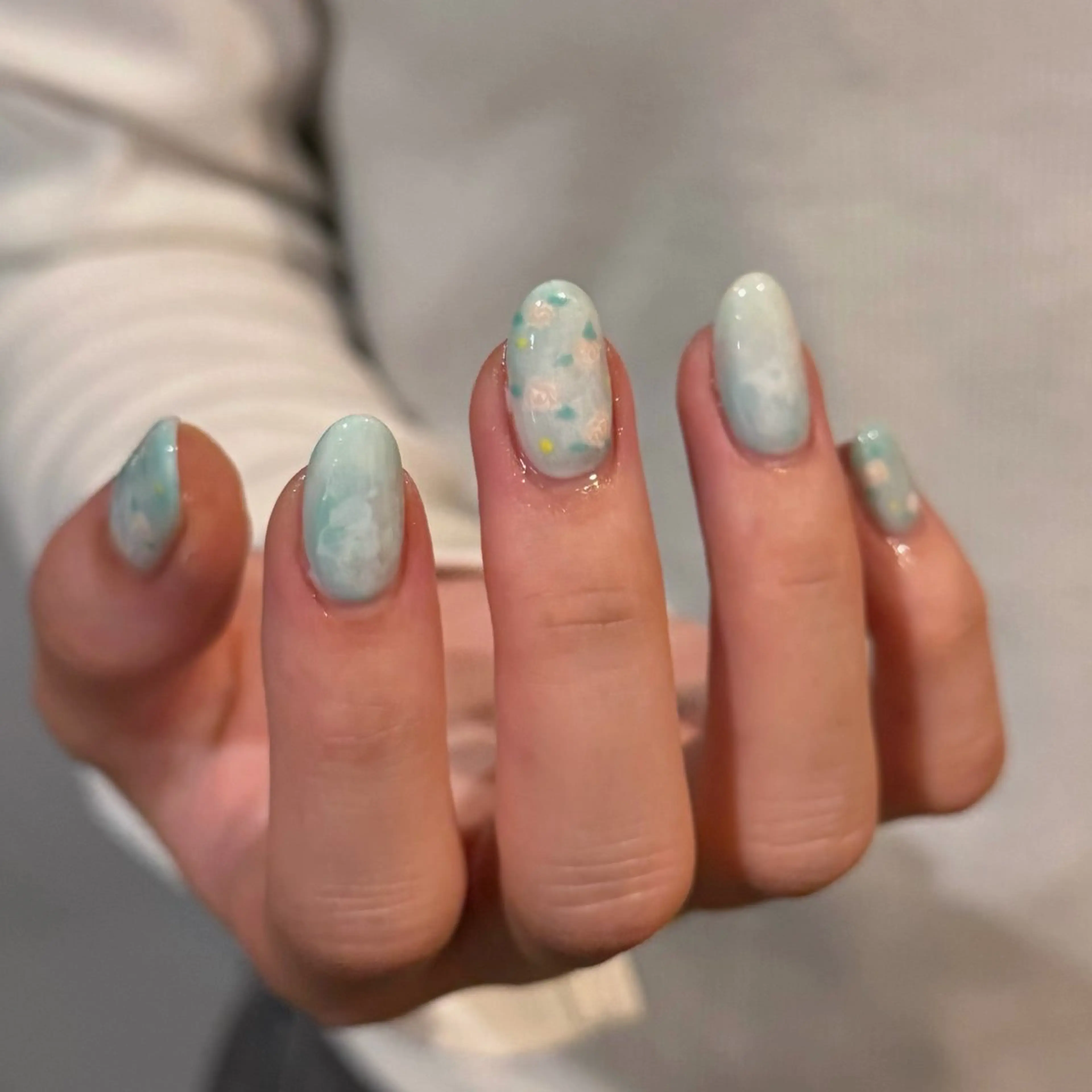 ネイル 春ネイル ハンドネイル NORA南青山/ kanohaのネイルデザイン