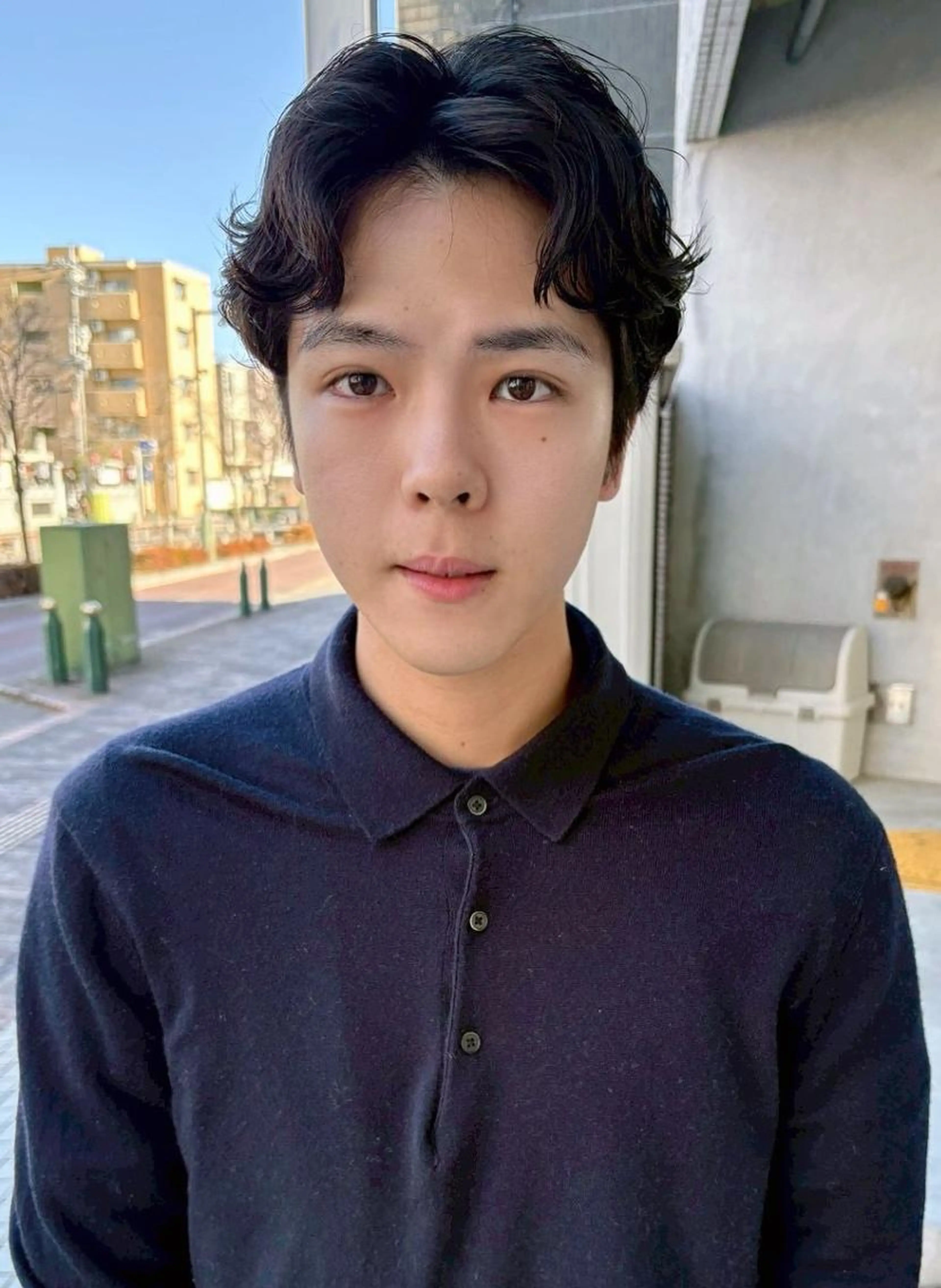 メンズmenu🌀朝のセットも楽にきまる🌀メンズカット➕ニュアンスパーマの写真