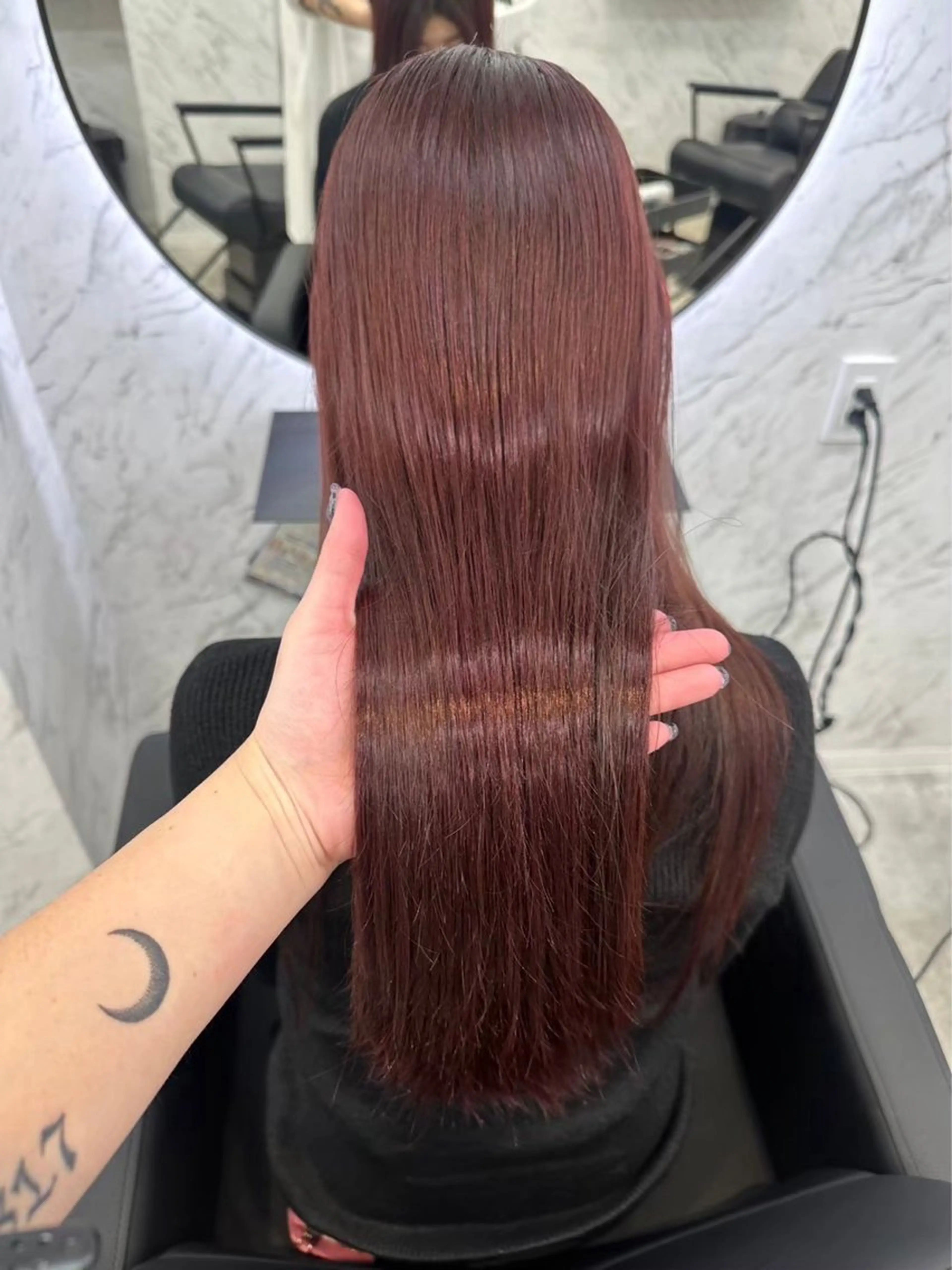 ロング カラー 髪質改善 トリートメント ヘアカラー カット¥1100 ✂️MIUのヘアスタイル