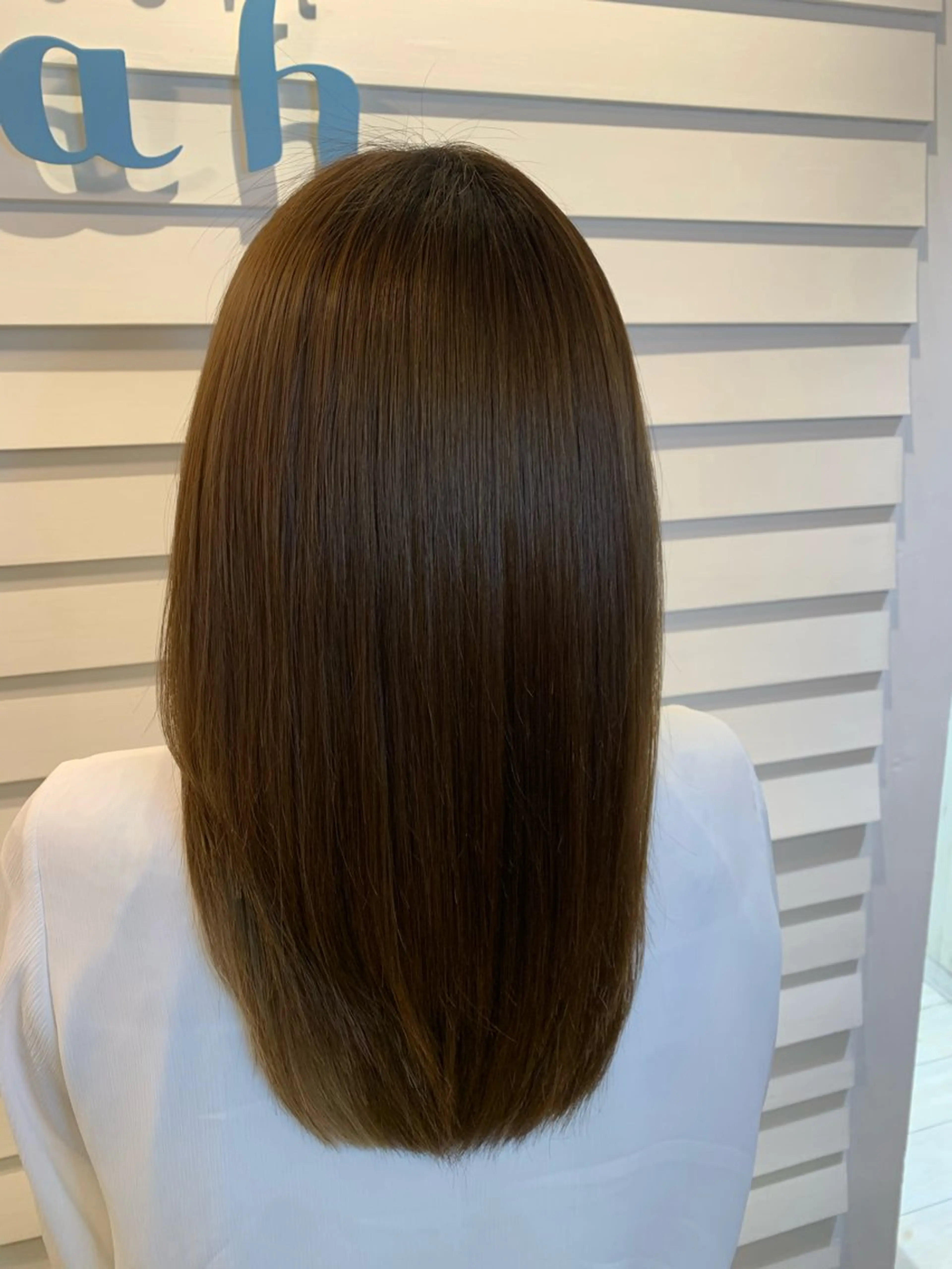 ロング カラー 髪質改善 ロング トリートメント Zina/髪質改善/ 縮毛矯正/谷内昇太のヘアスタイル