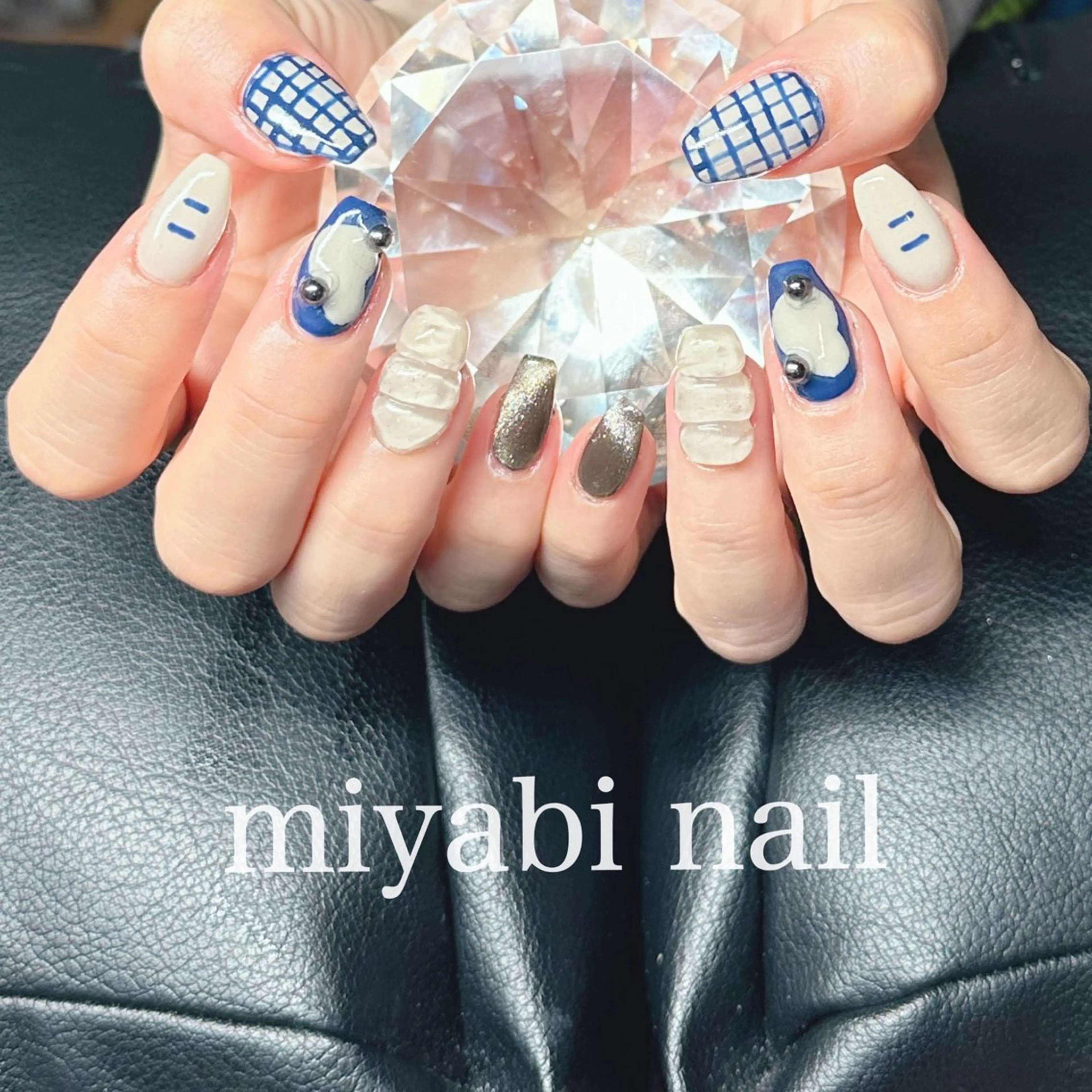 ネイル アートネイル ジェルネイル 持ち込み ハンドネイル miyabi nail 桂川駅近くのネイルデザイン