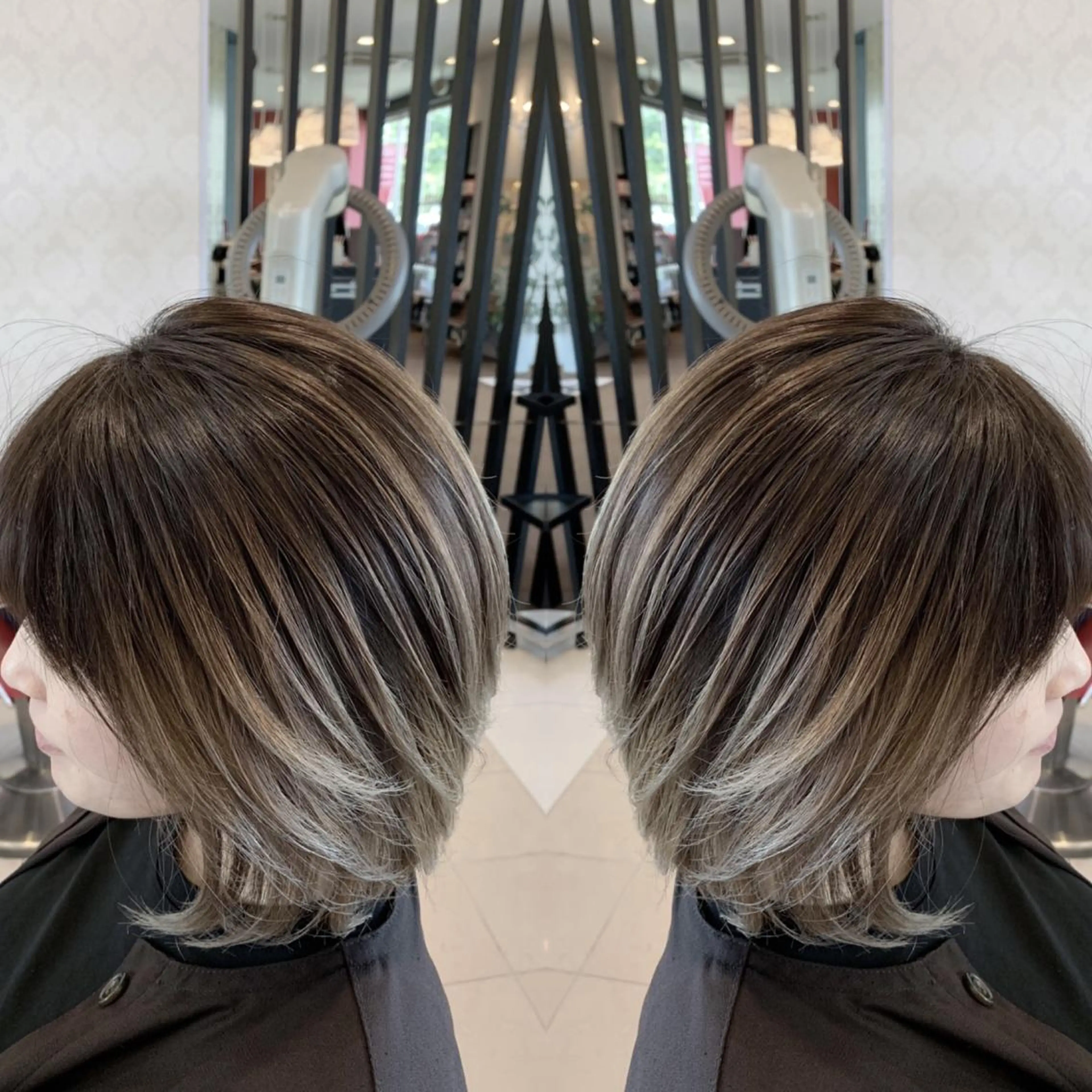 ミディアム カラー EARTH石巻店 尾形  裕のヘアスタイル
