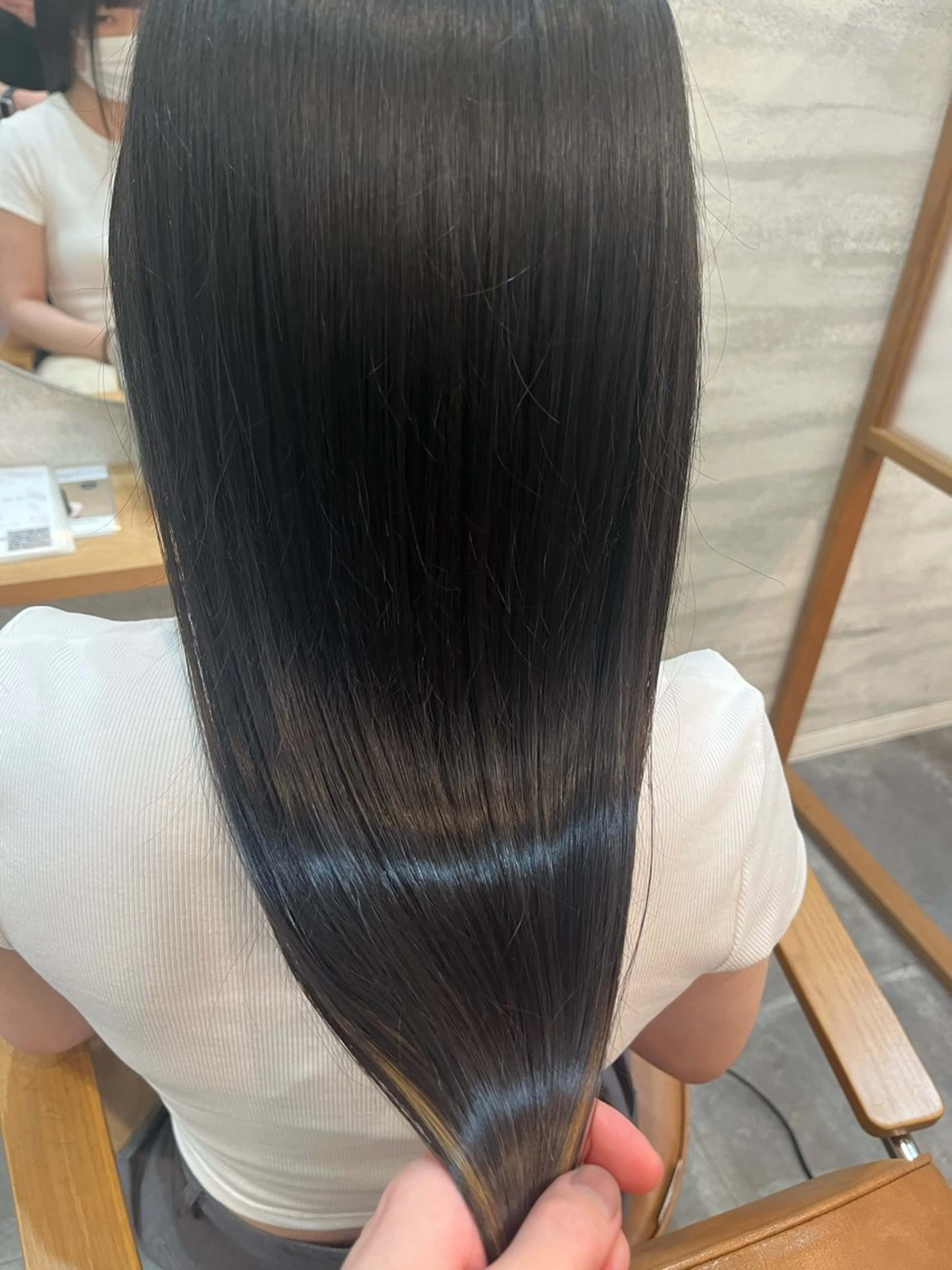 premium艶髪ストレート(縮毛矯正)+カット+マイクロバブル(MB) ¥19900の写真