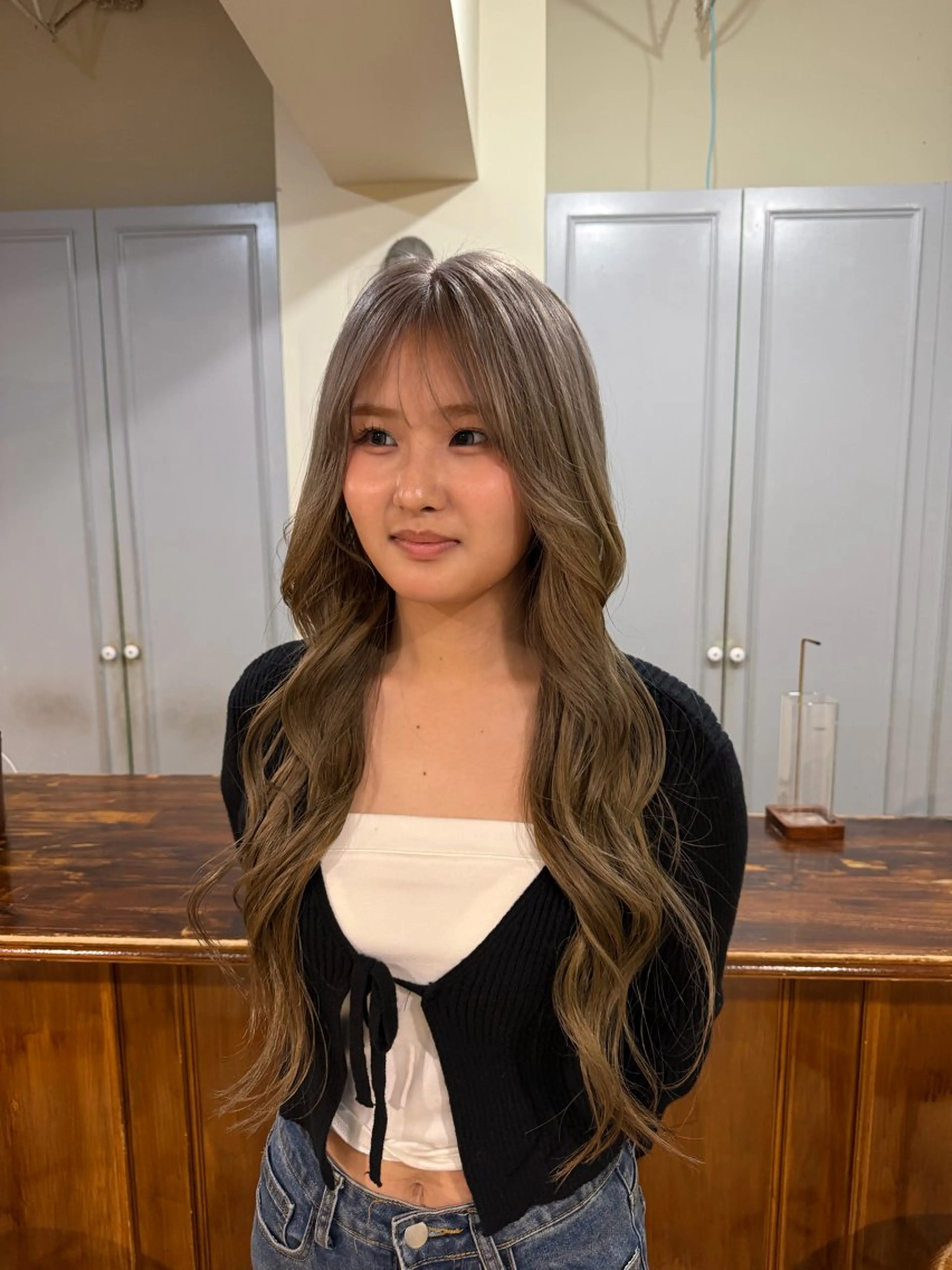 ミディアム カラー ヘアカラー トリートメント 🤩噂のMr.髪ポジ ティブ®️yu🤩のヘアスタイル