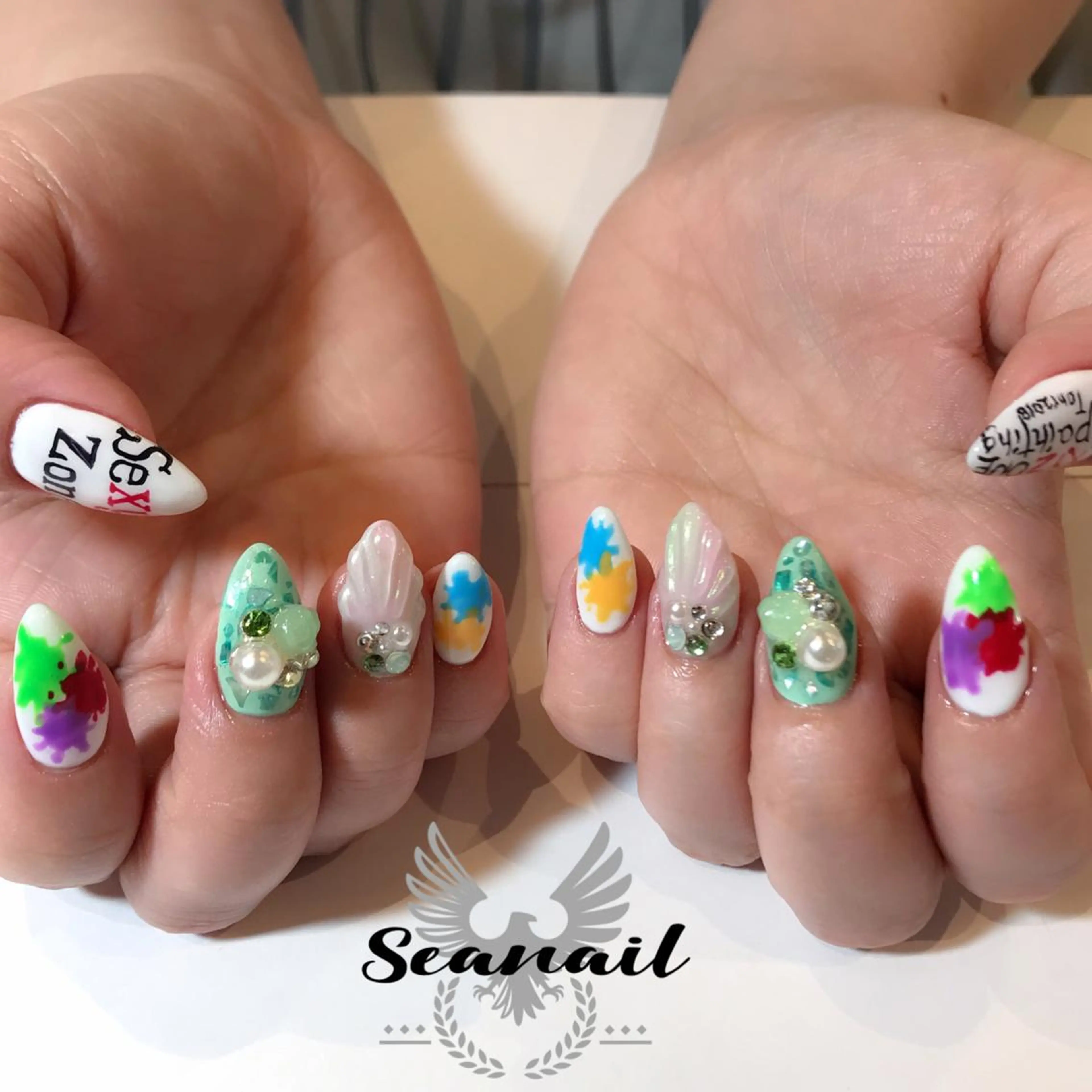 ネイル 小尾 栞のネイルデザイン