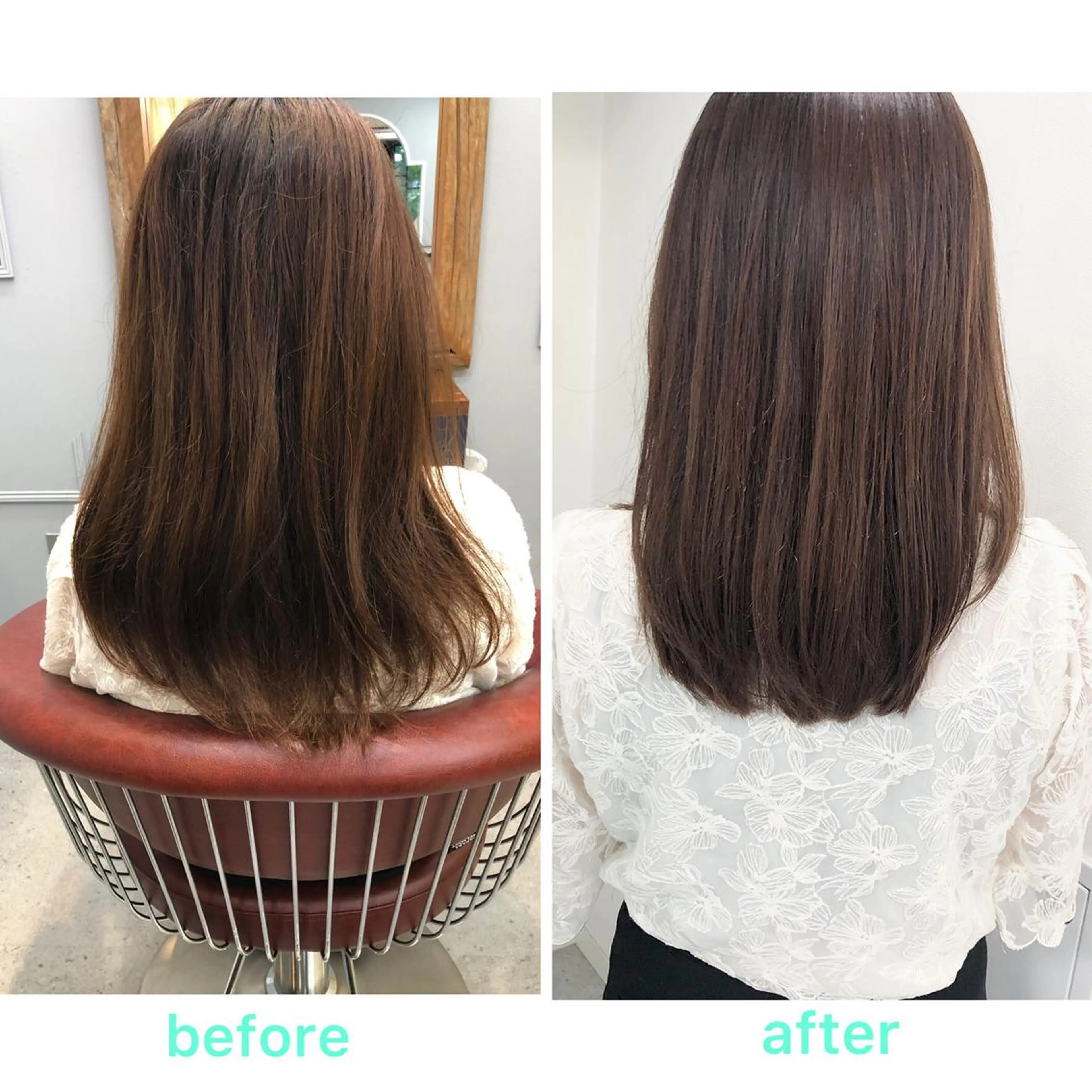 セミロング 髪質改善 カット ヘアカラー トリートメント [仙台髪質改善]小原 弘之のヘアスタイル