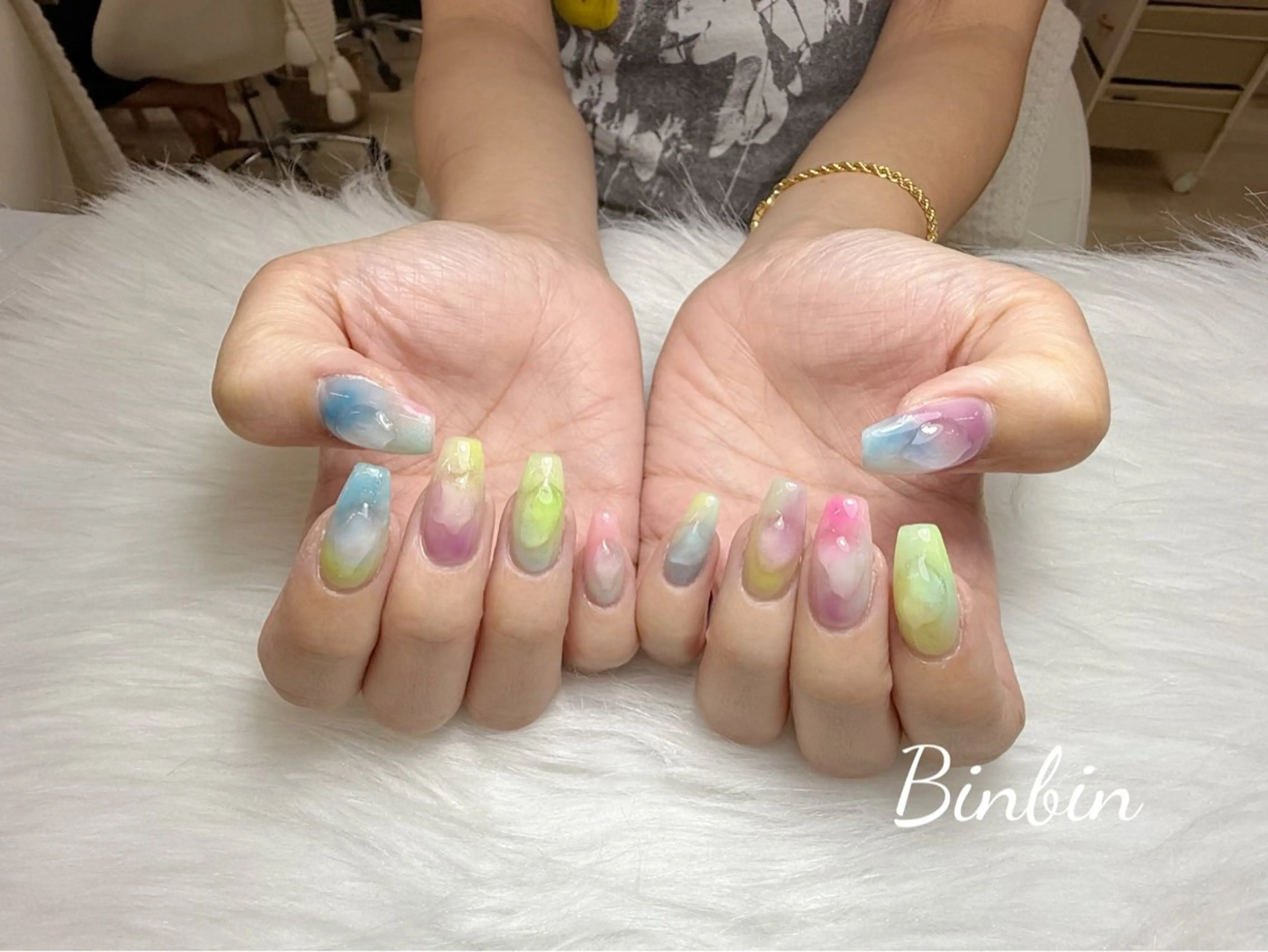 ネイル 閨匠ビューティサロン 新橋店♡BinBinのネイルデザイン