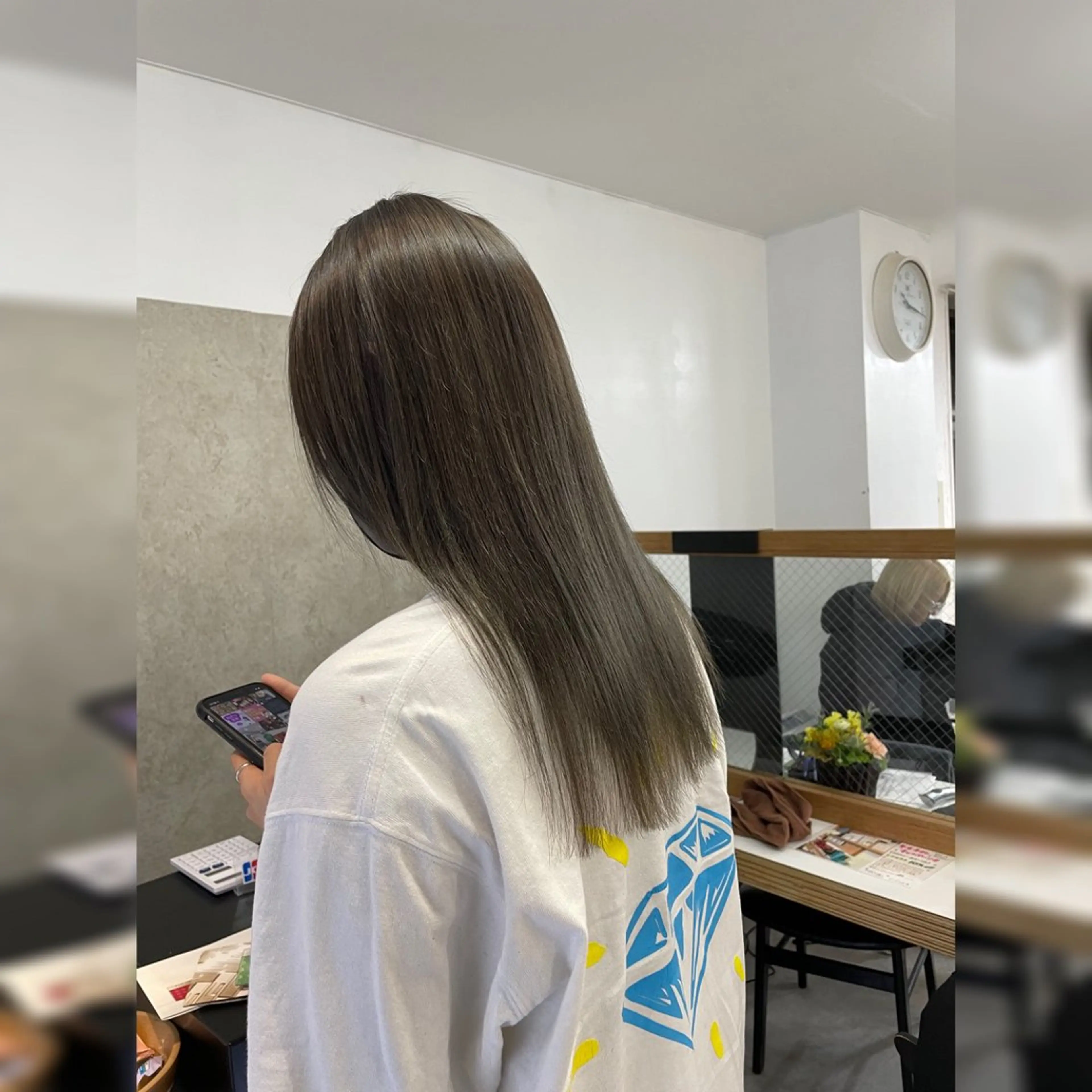 ロング カラー ベージュカラー ブリーチ ケアブリーチ デザインカラー ダブルカラー ヘアカラー お悩み解決 園田翔大のヘアスタイル