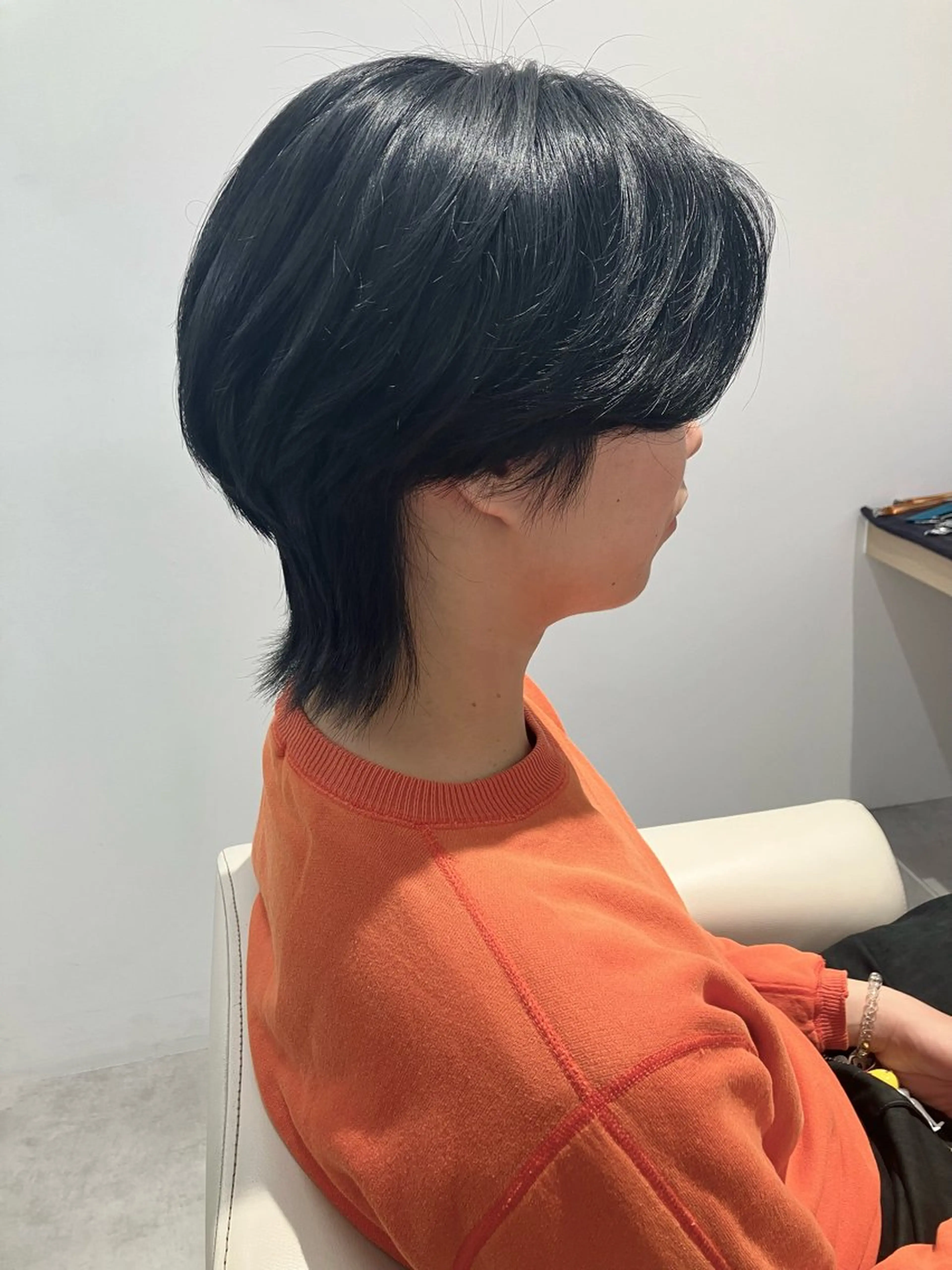 ショート メンズ メンズブリーチ マッシュウルフ マッシュ メンズウルフカット ウルフカット Shingo #パーマのヘアスタイル