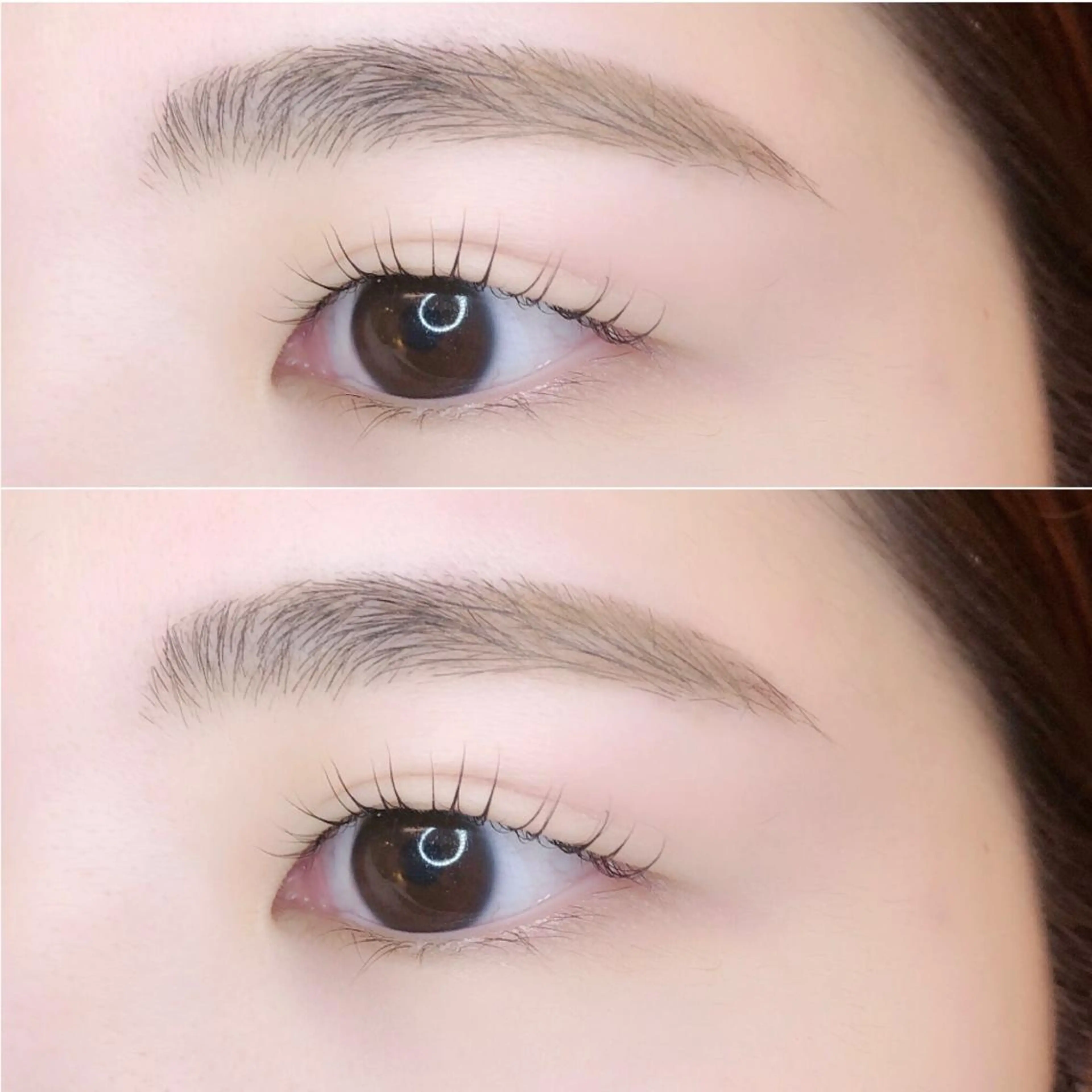 アイブロウケア【眉周りの産毛、角質をとる・眉毛の形は変えず左右差を整える】の写真