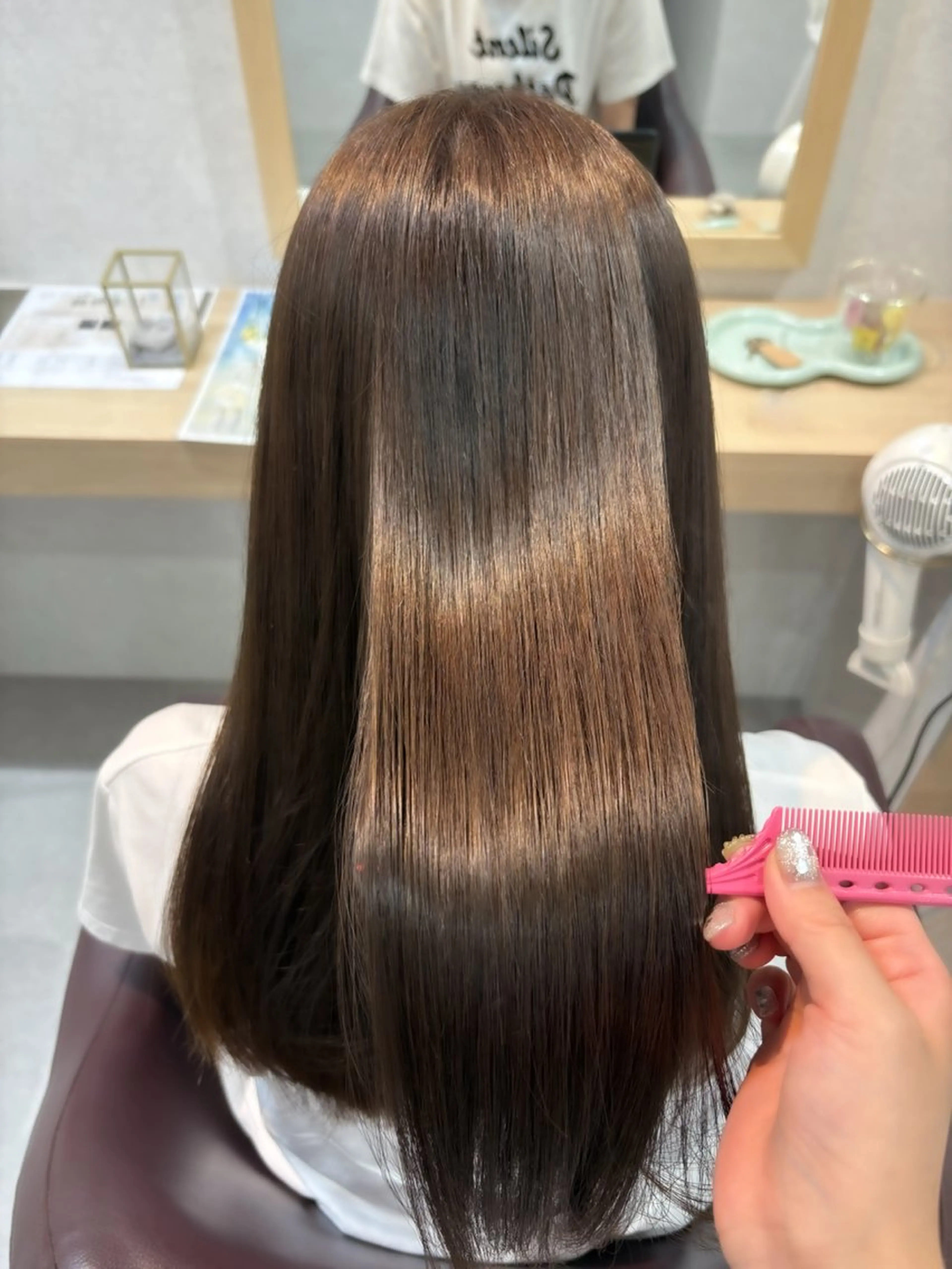 ロング カラー カット ヘアカラー トリートメント ブラウンカラー 🫧tomoka🫧のヘアスタイル