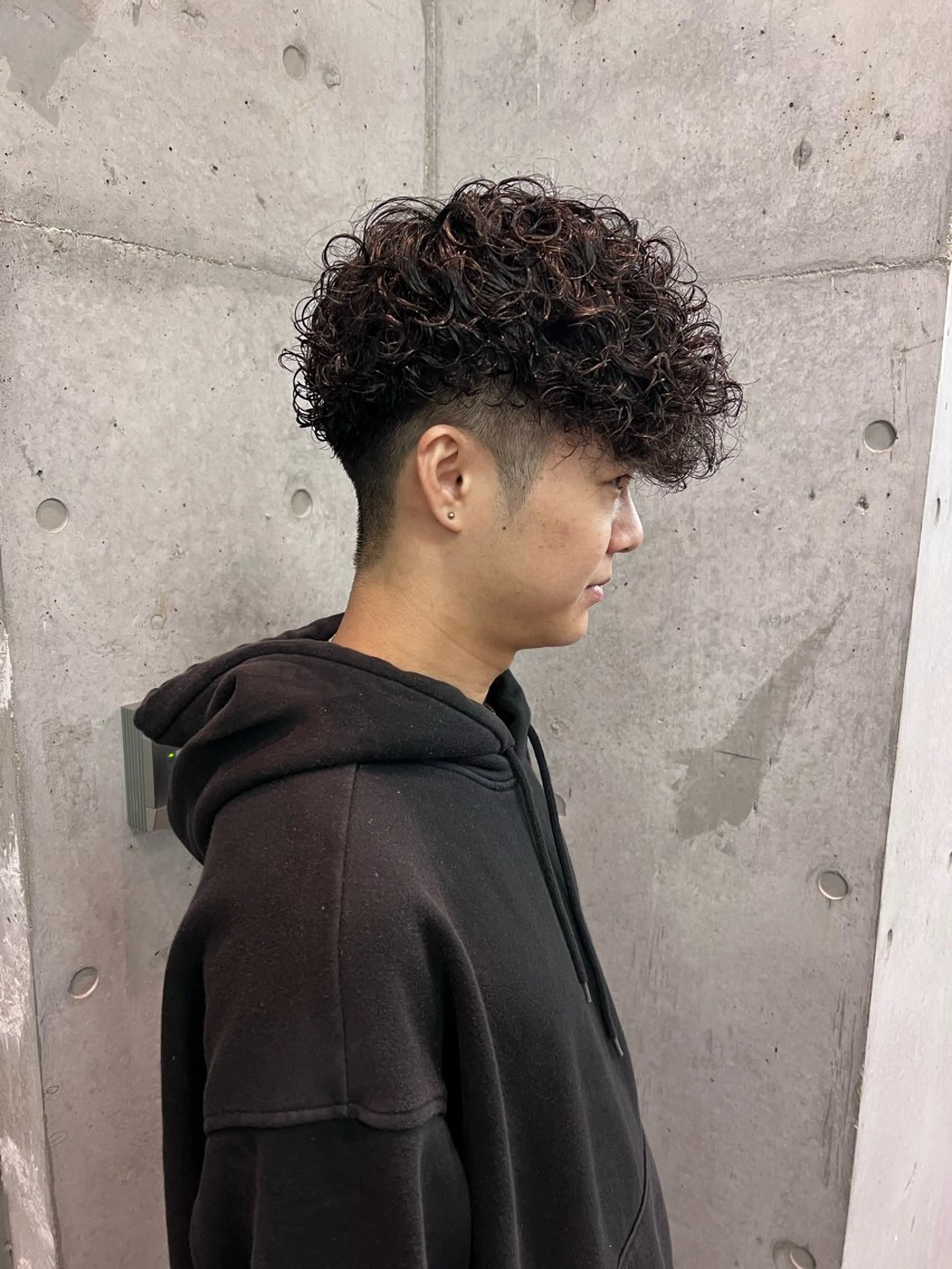 ミディアム パーマ メンズ スペインカール spin-off shift所属・メンズ特化美容師 /たけしのヘアスタイル
