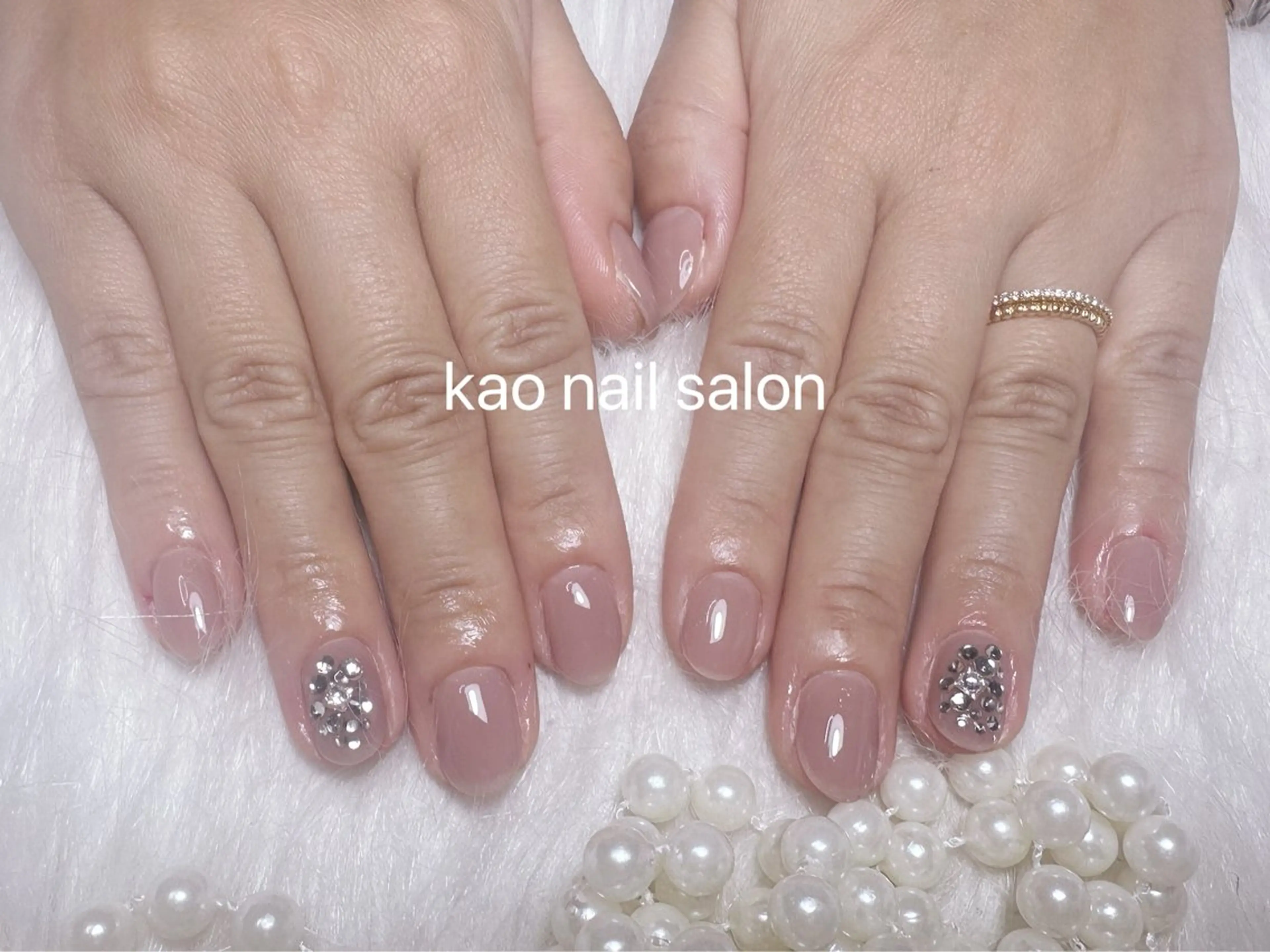 ネイル ハンドネイル kao nail マグネット/長さだしのネイルデザイン