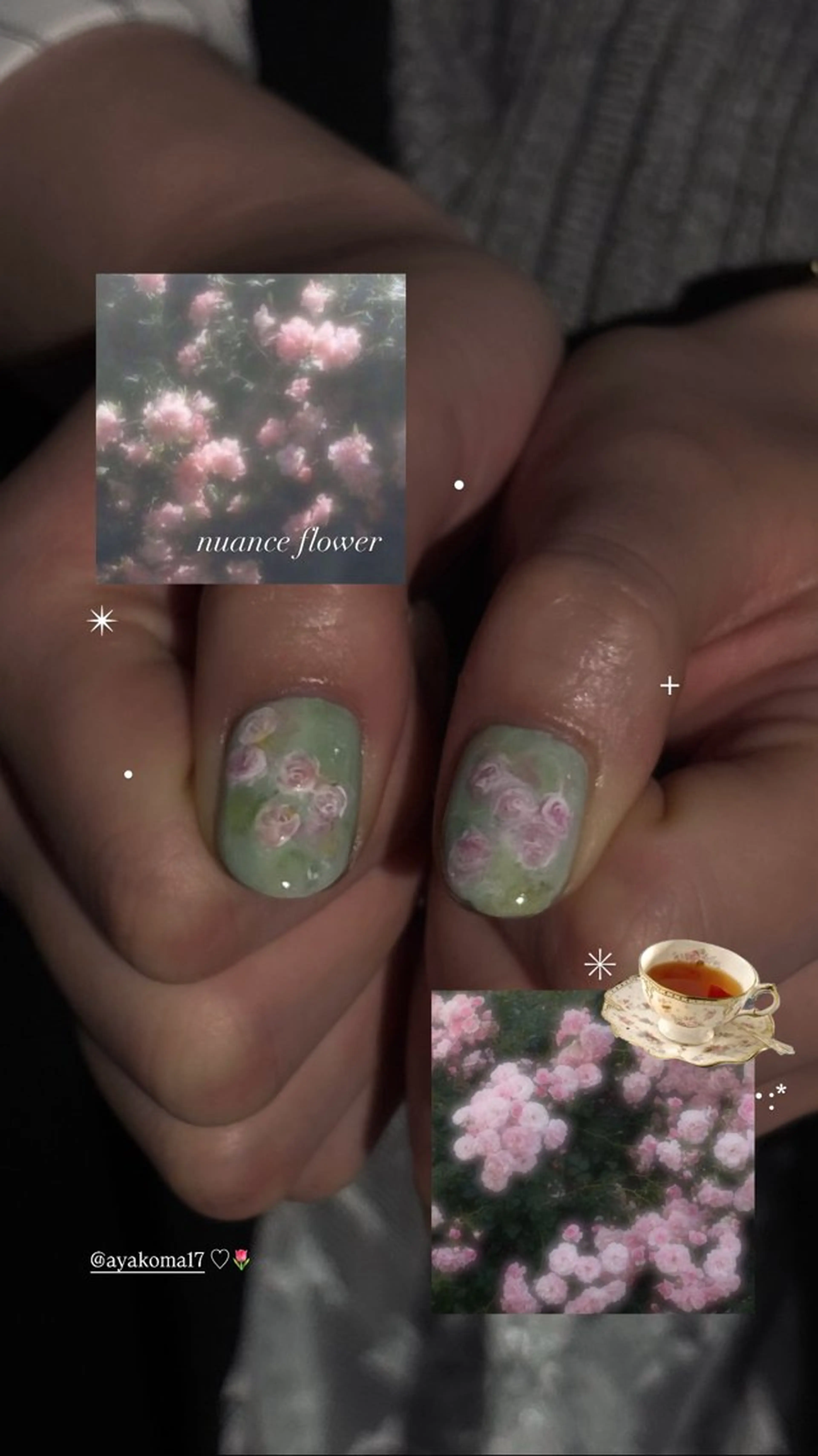 ネイル ハンドネイル ハンドケア 個性派✴︎ジャケ写 ネイル🦋mire-のネイルデザイン