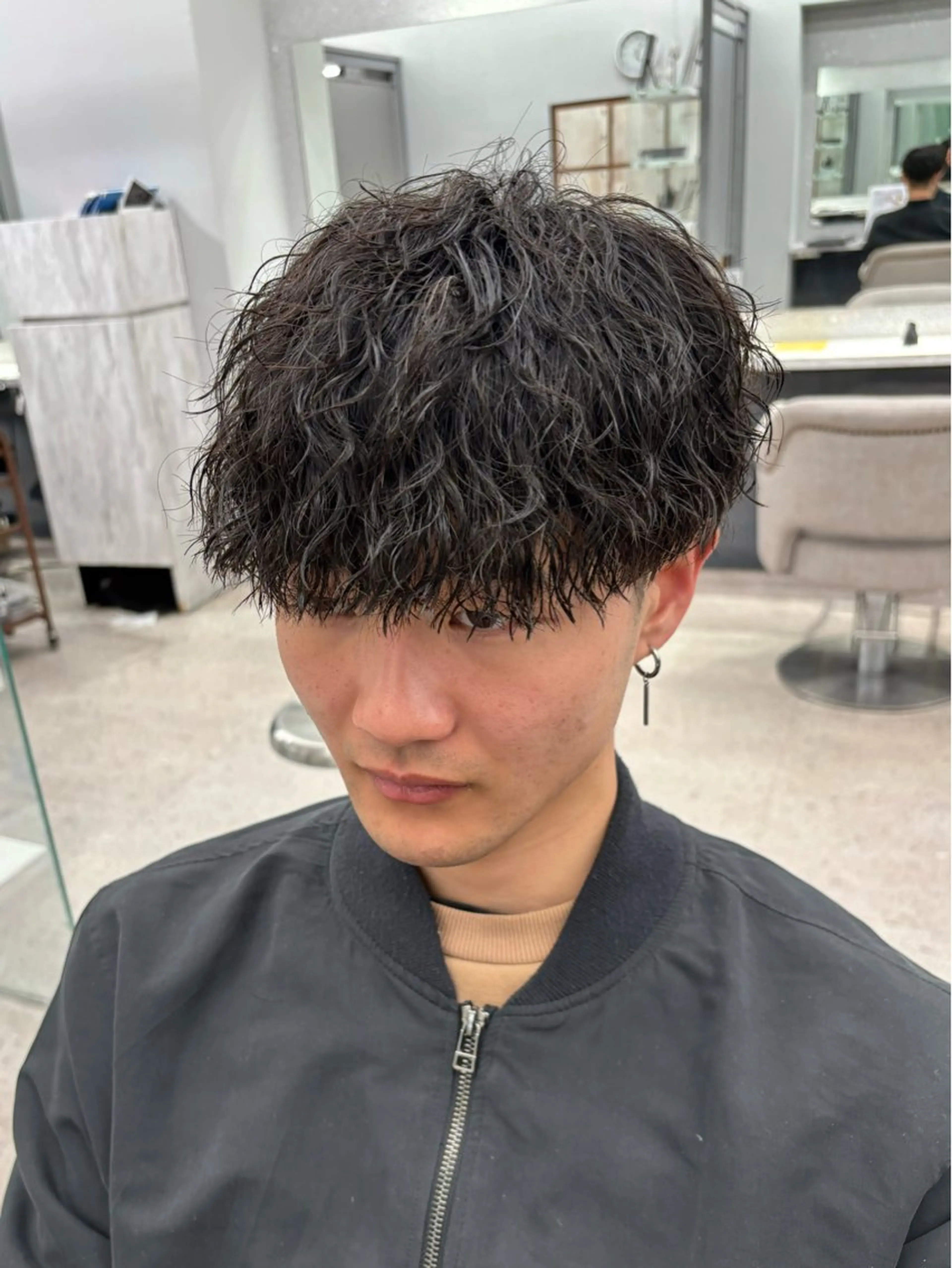 パーマ メンズ カット パーマ 🍐シャドウパーマ メンズ特化/守岡🍐のヘアスタイル