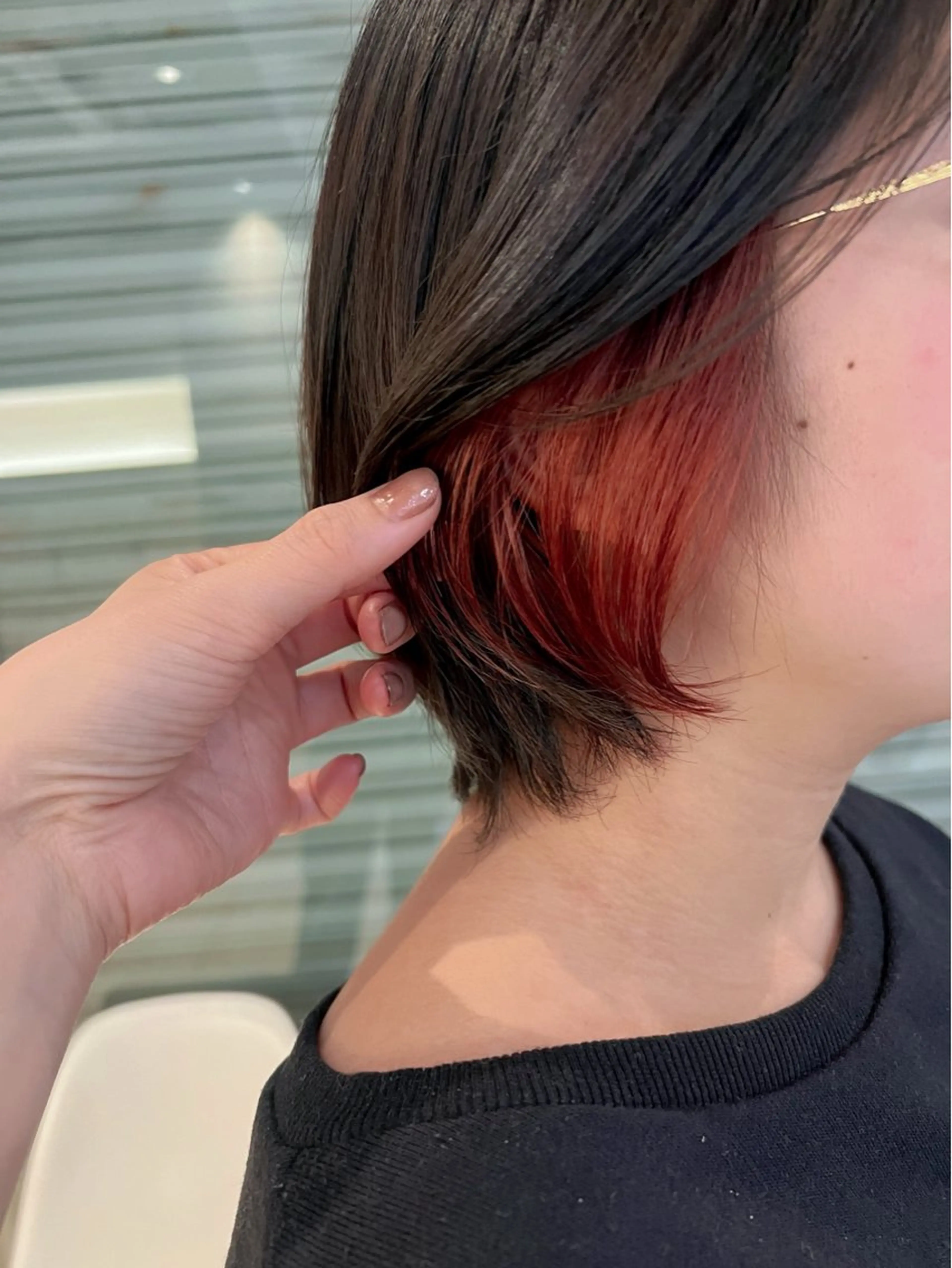 ショート カラー ブリーチ ピンクカラー リリカ🐈‍⬛メンズ カットモデル/上永谷のヘアスタイル