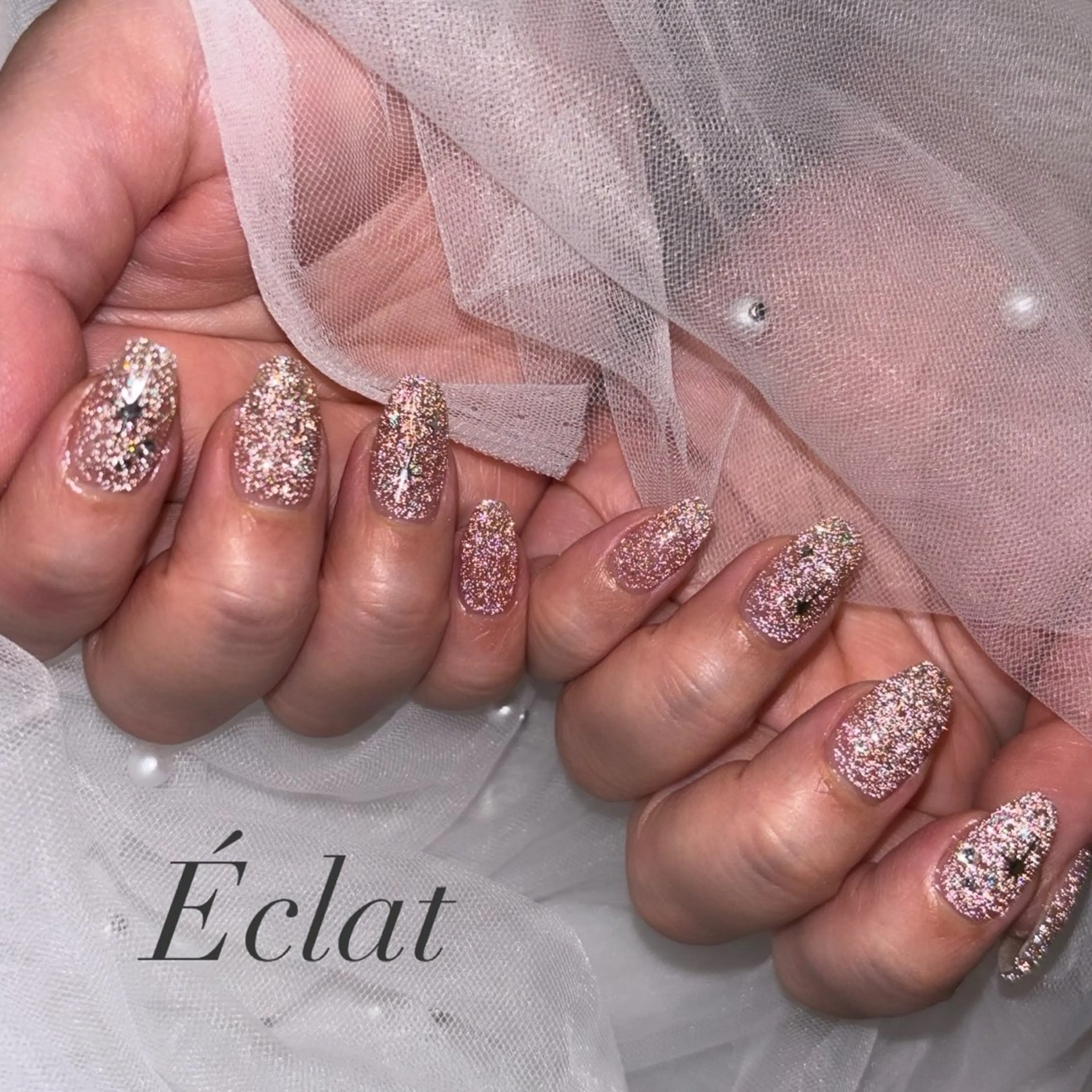 ネイル フラッシュネイル ハンドネイル nail salon Éclatのネイルデザイン