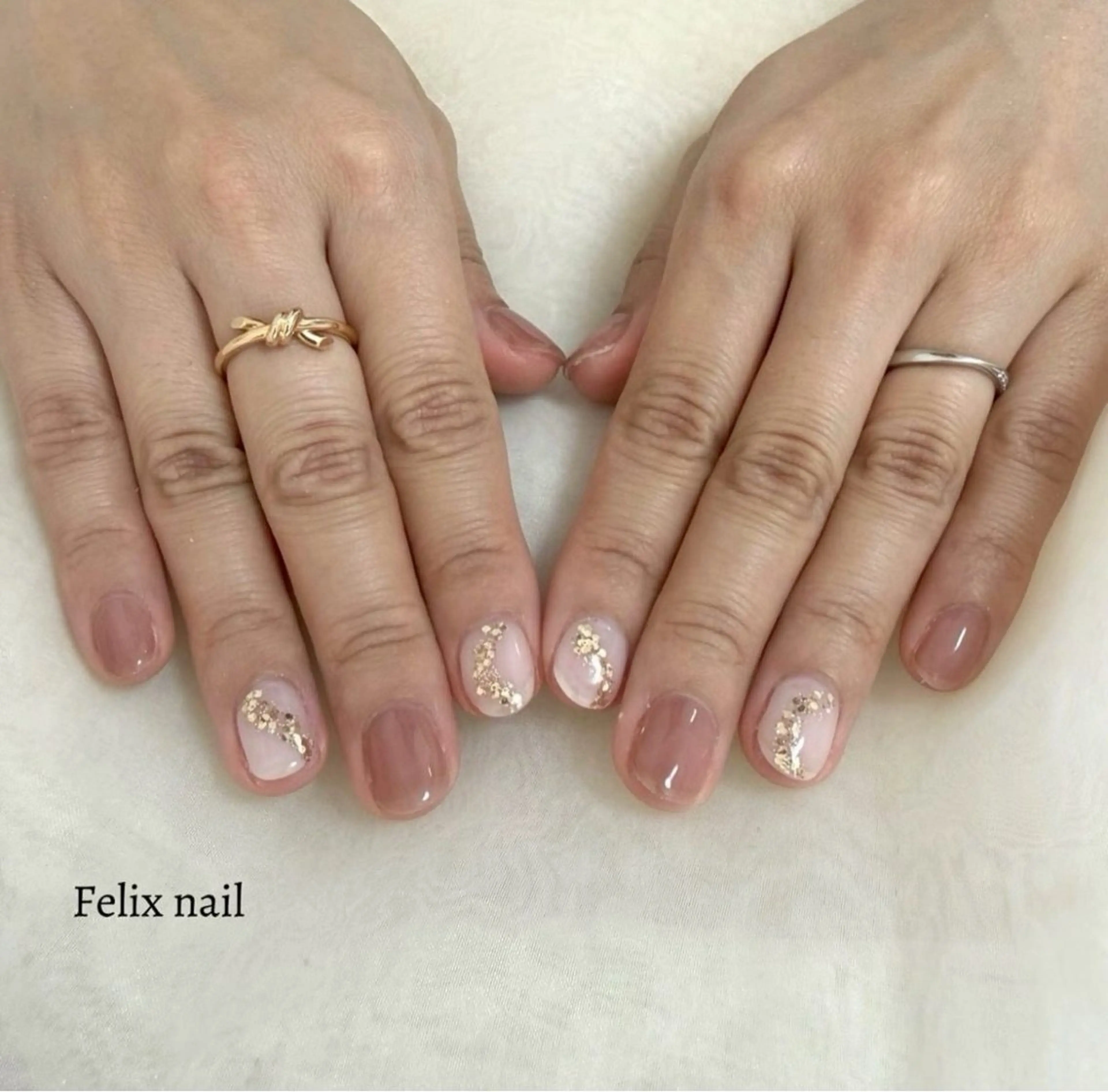 ネイル ハンドネイル Felixnail TANAKA🐰🤍のネイルデザイン