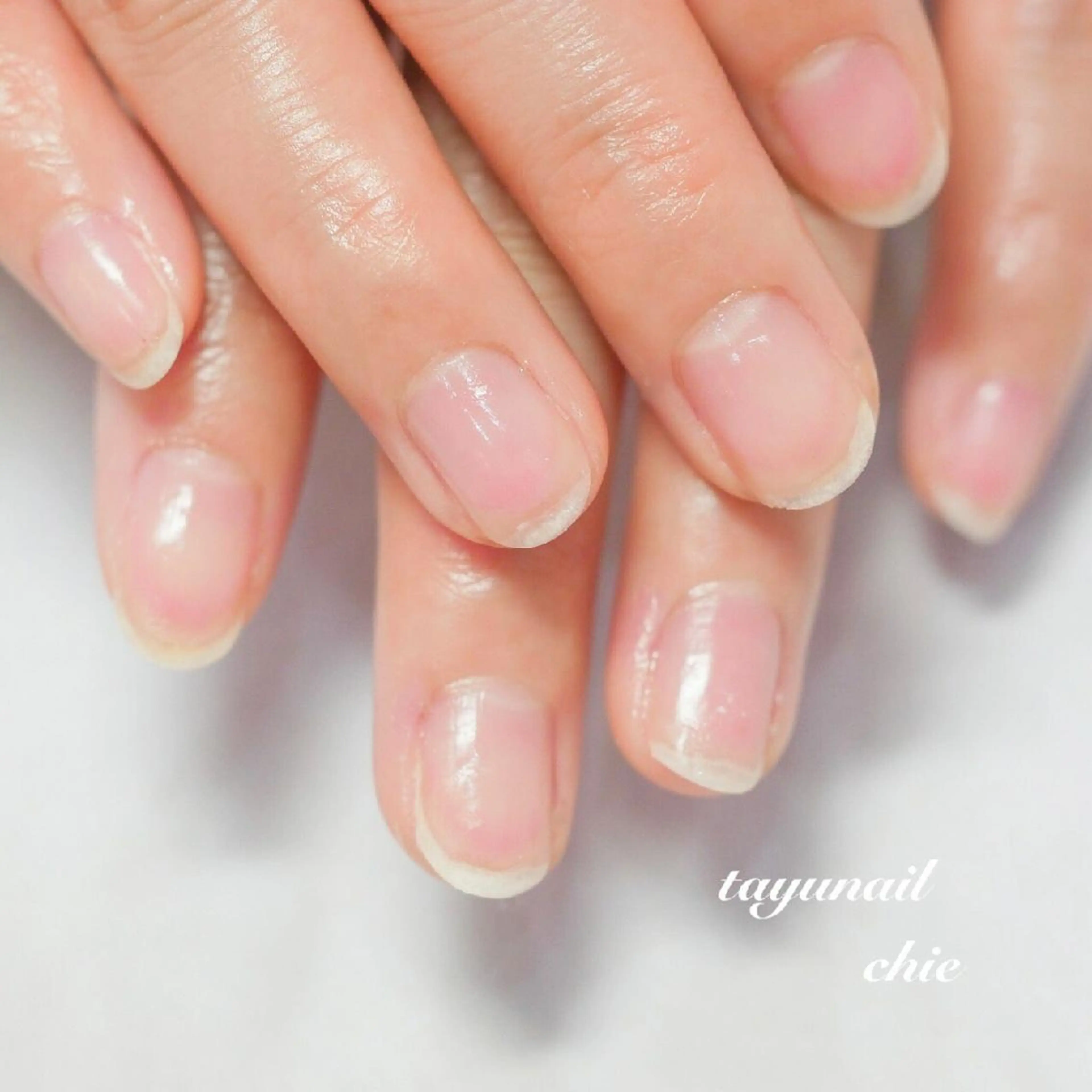 ネイル ブルー ジェルネイル パラジェル 春ネイル ネイルサロン 【たゆnail】のネイルデザイン