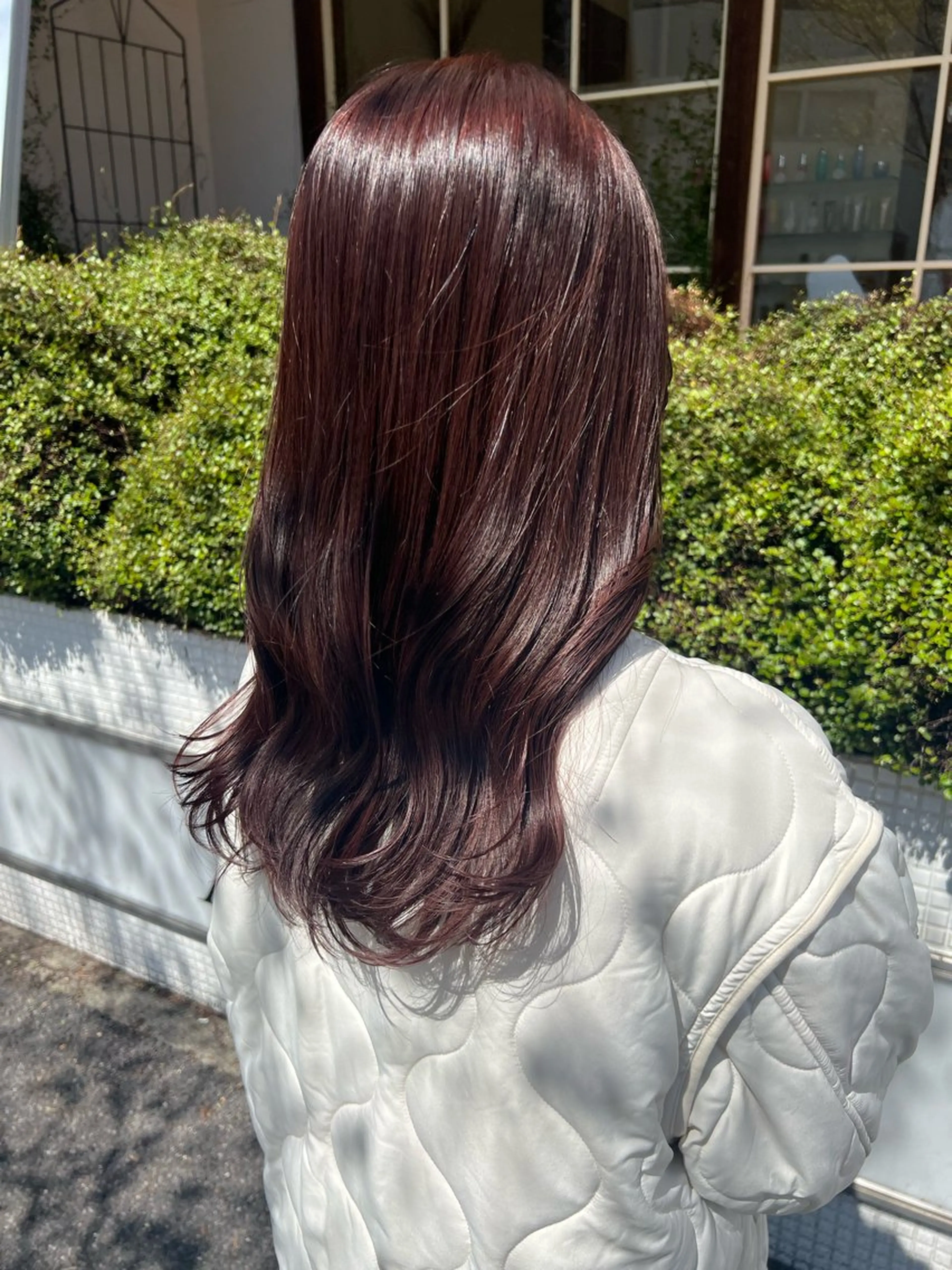 セミロング 森 桃菜のヘアスタイル