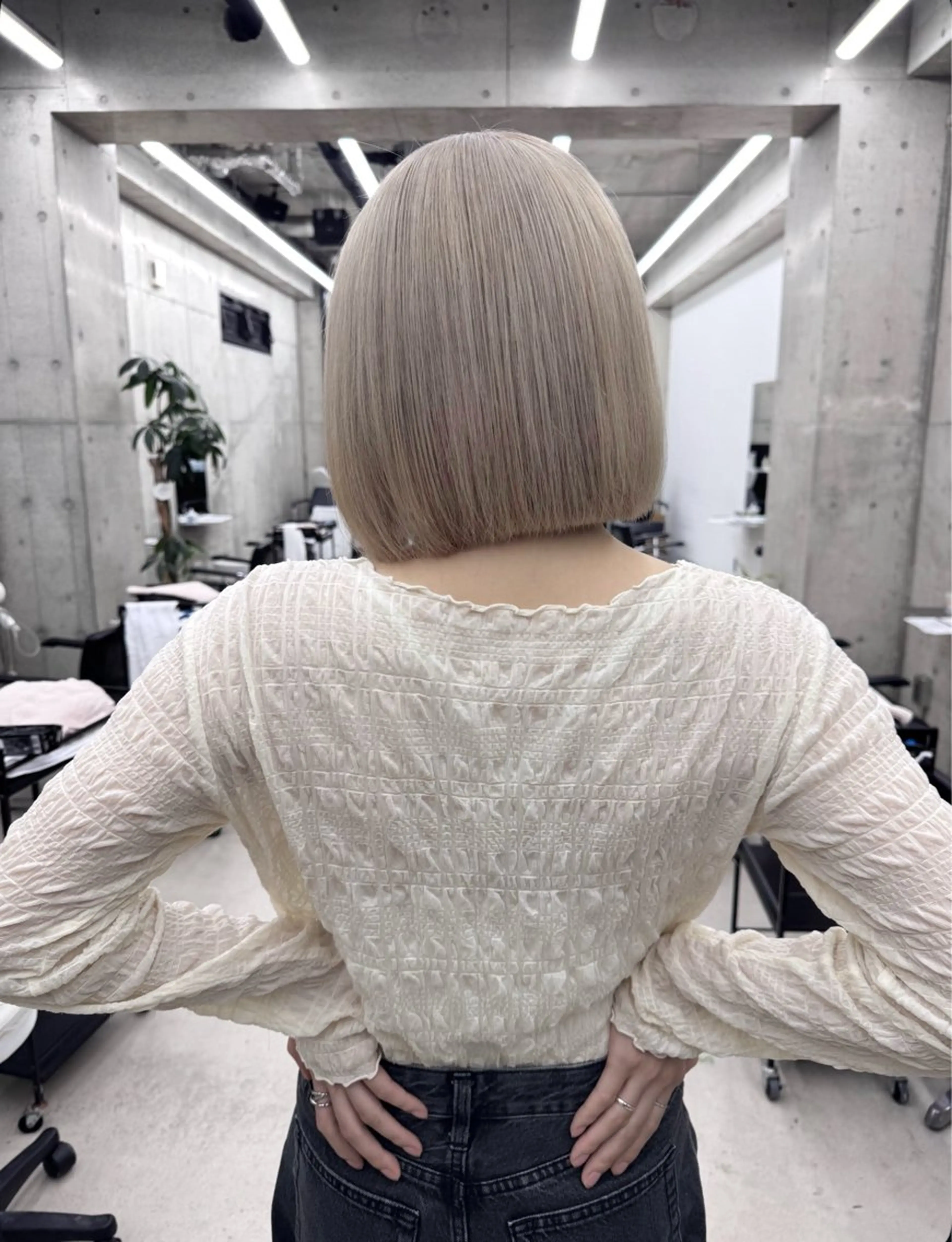 カラー ヘアカラー Asami/名古屋/ ハイトーン/デザインのヘアスタイル