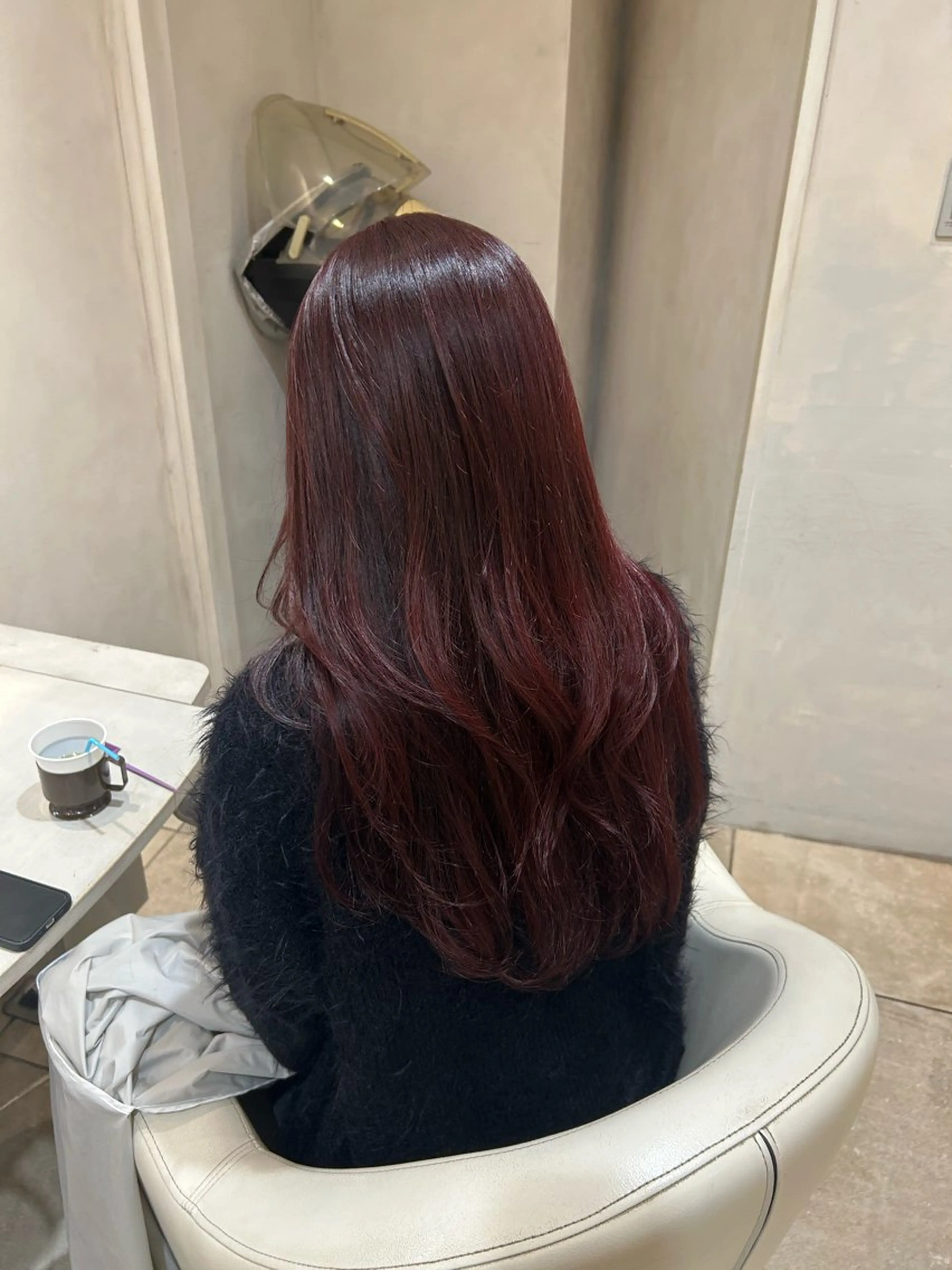 ロング カラー レイヤーカット/ 透明感カラー/カナのヘアスタイル