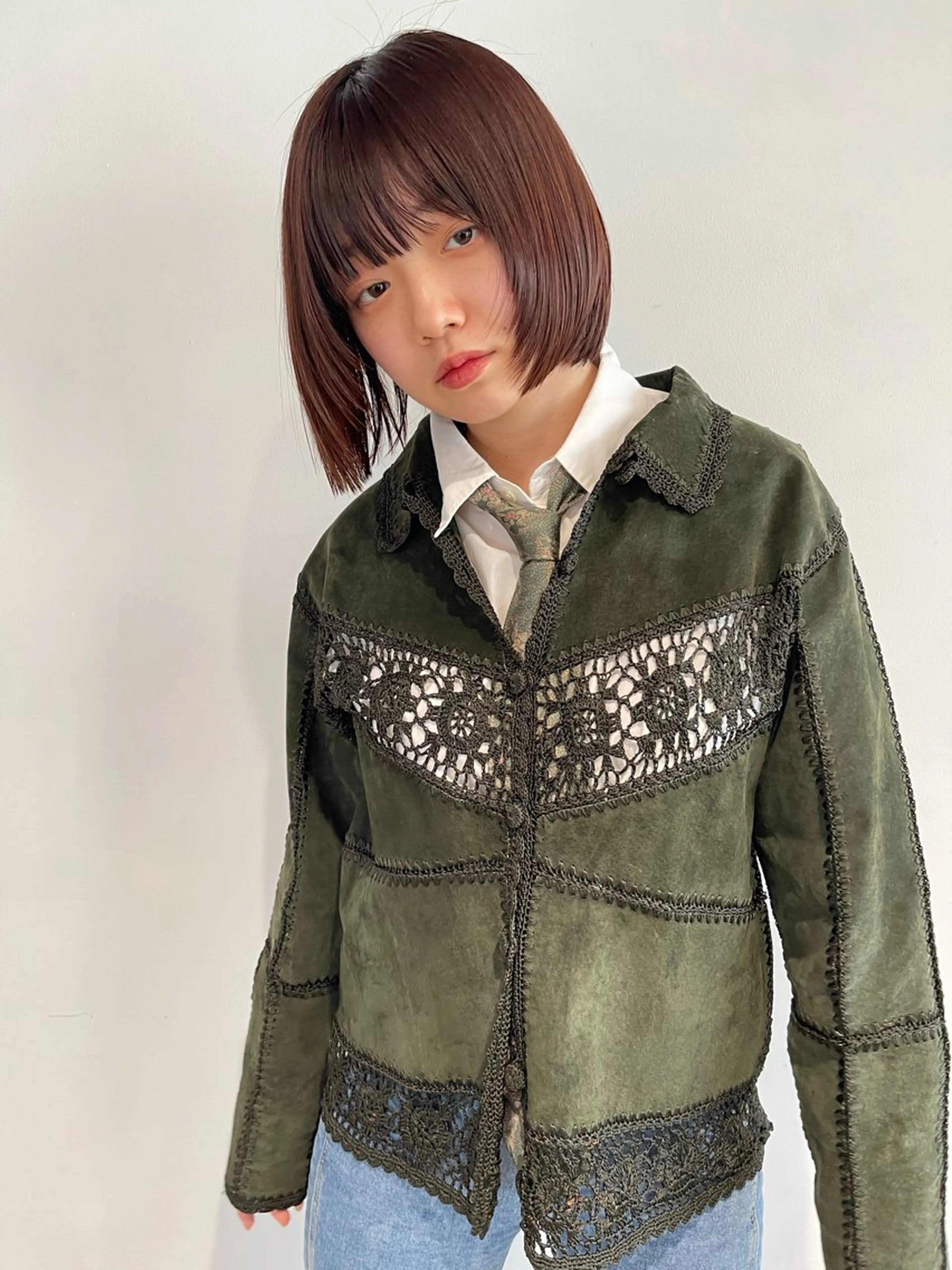 ショート ボブ 顔まわりレイヤー レイヤーカット ボブ/レイヤー /河内温太のヘアスタイル