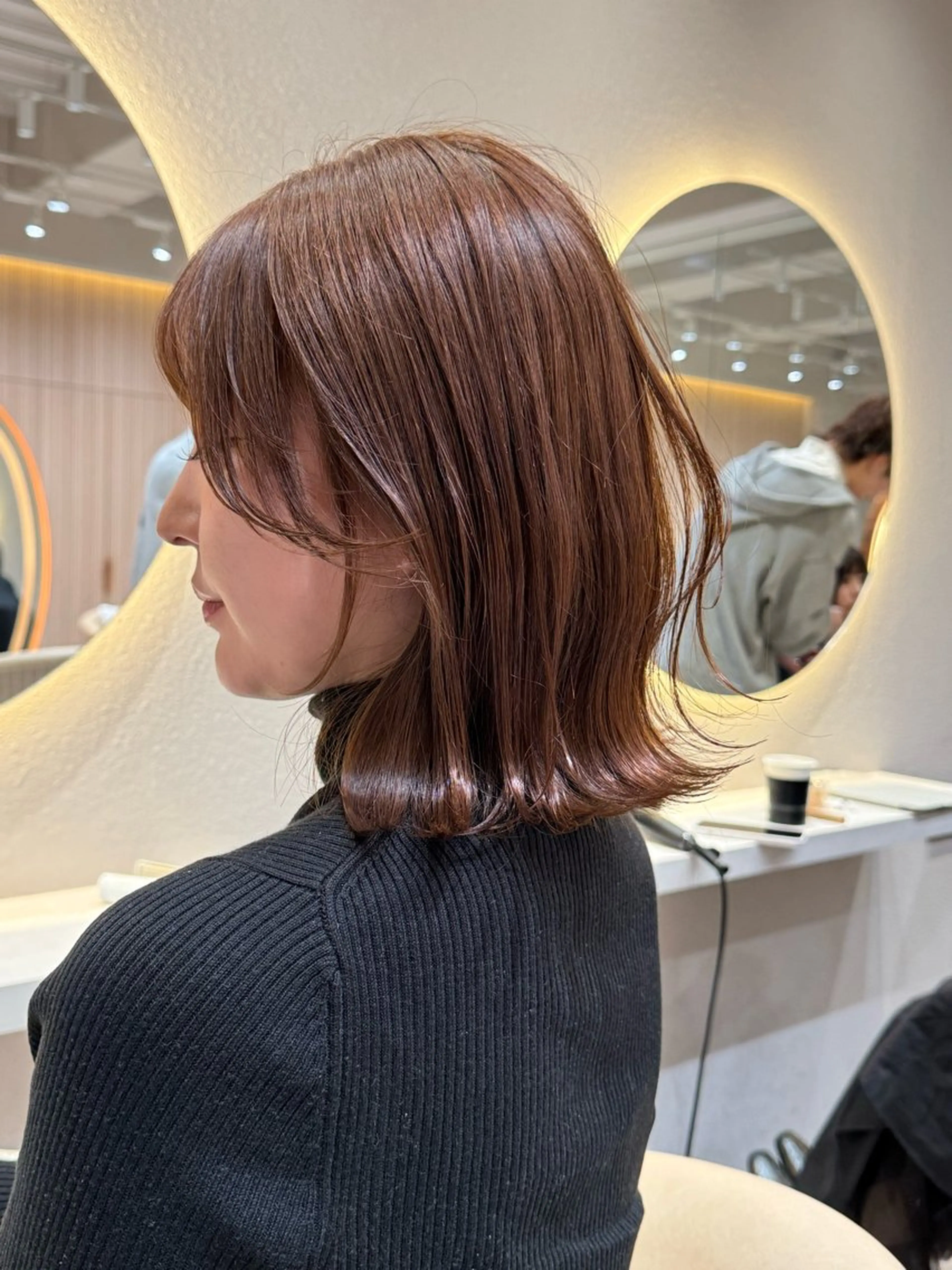 ミディアム 🩵縮毛矯正・ボブ 岩原朋也🩵のヘアスタイル