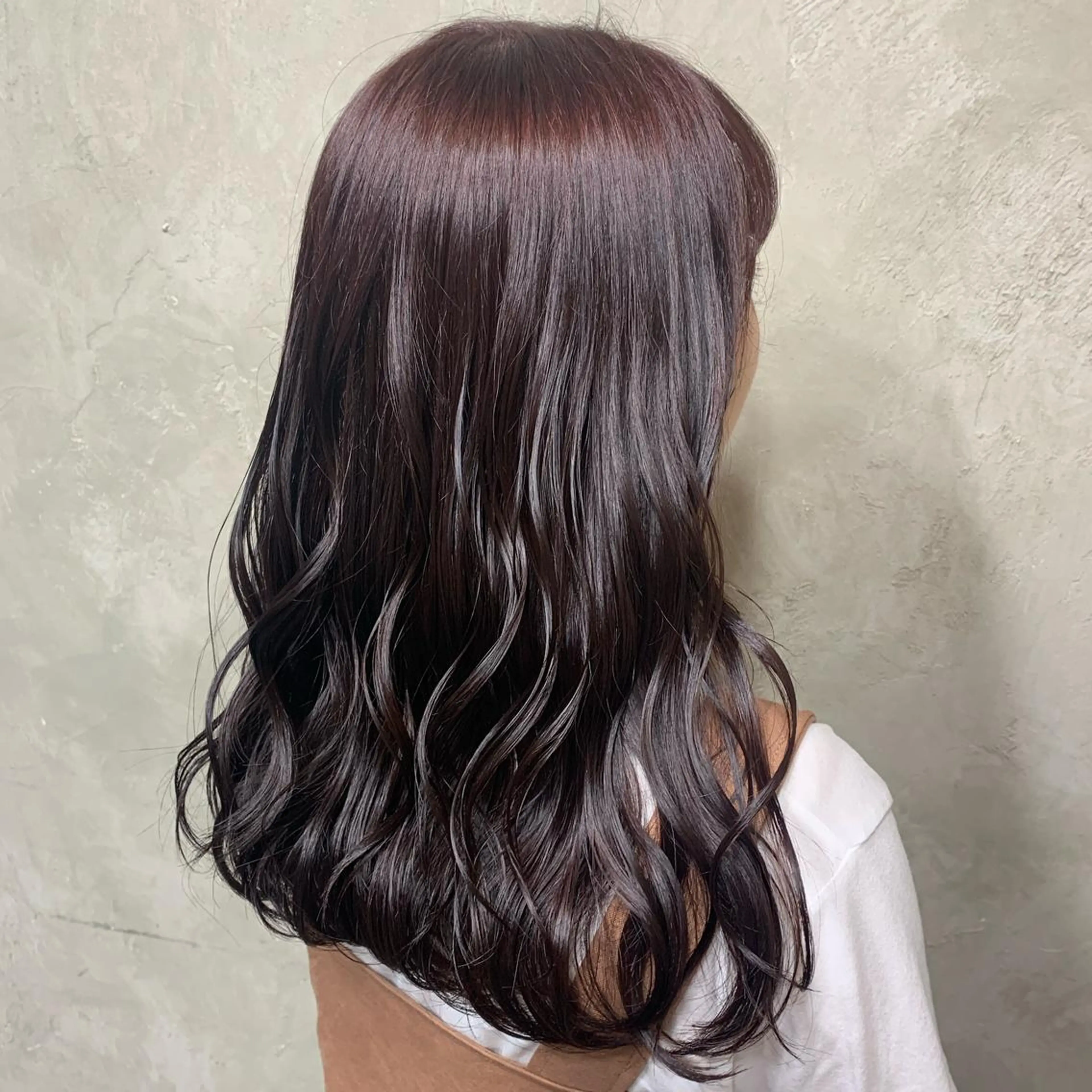 ロング レッドブラウン ヘアカラー 美髪✨髪質改善 &艶カラーmanaeのヘアスタイル