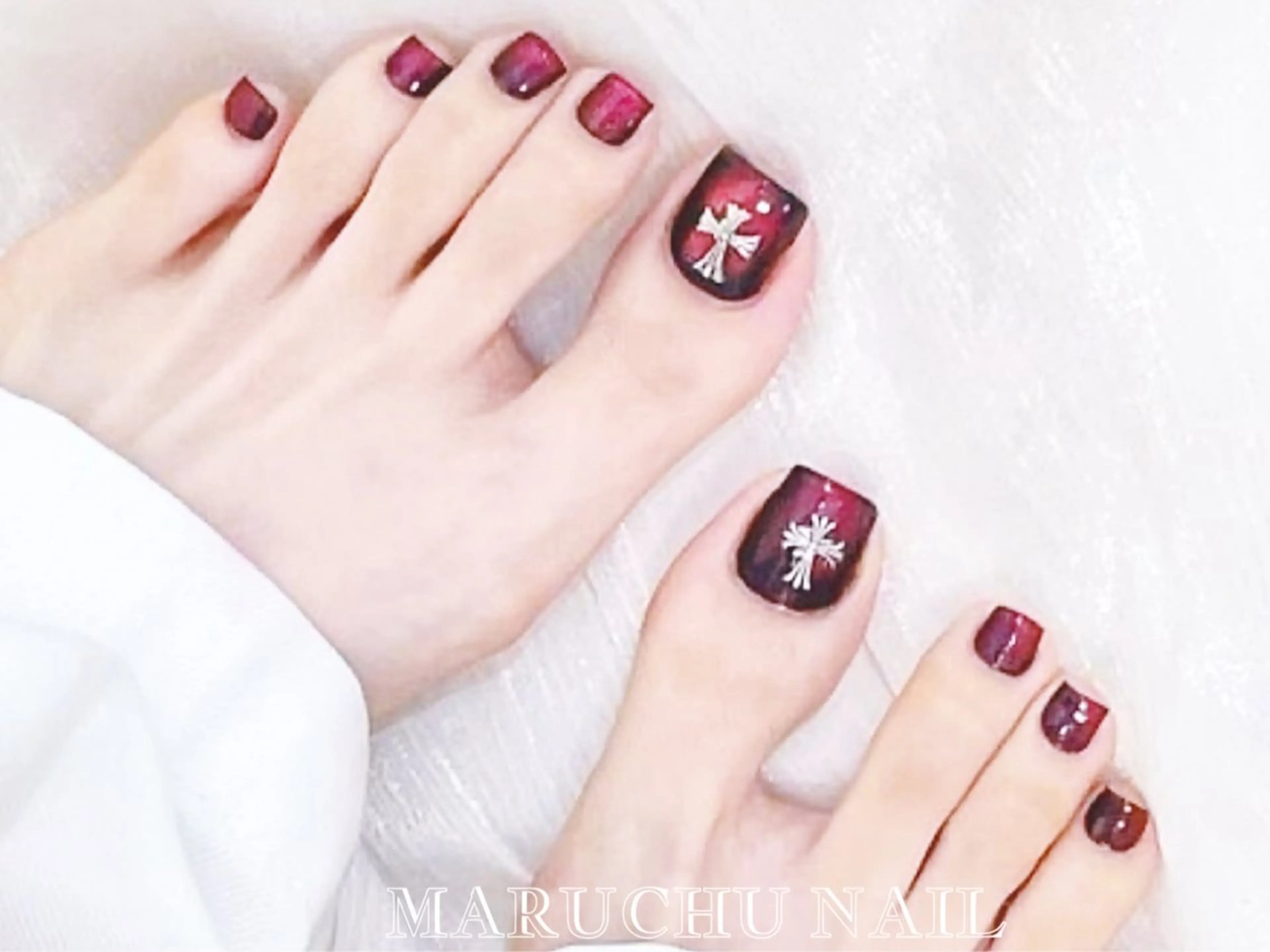 ネイル マグネットネイル マグネットワンカラー ワンカラーネイル 🦋✨ MARIKO✨🦋のネイルデザイン