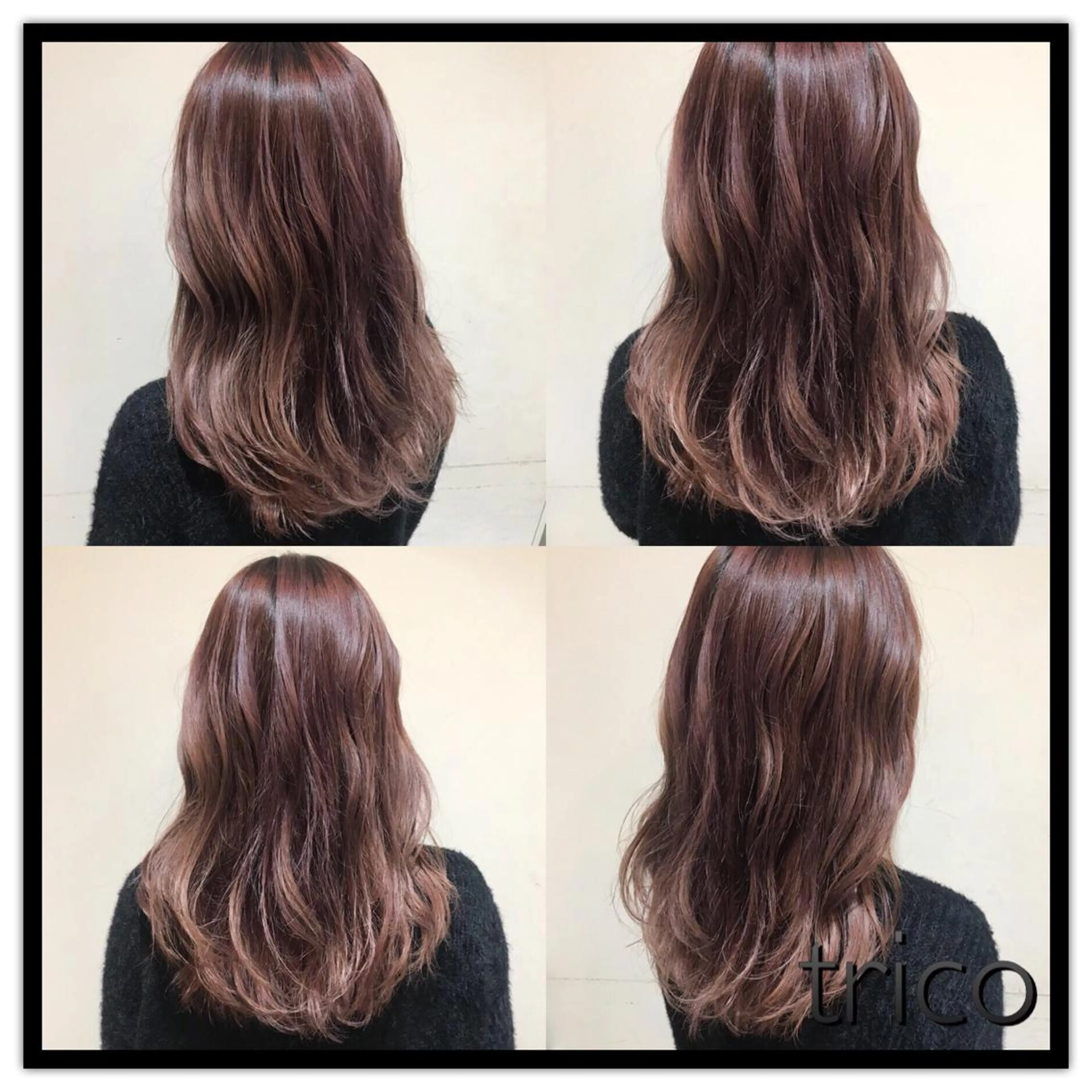 セミロング カラー ブリーチ 似合わせ/ブリーチ カラー.岡田友仁のヘアスタイル