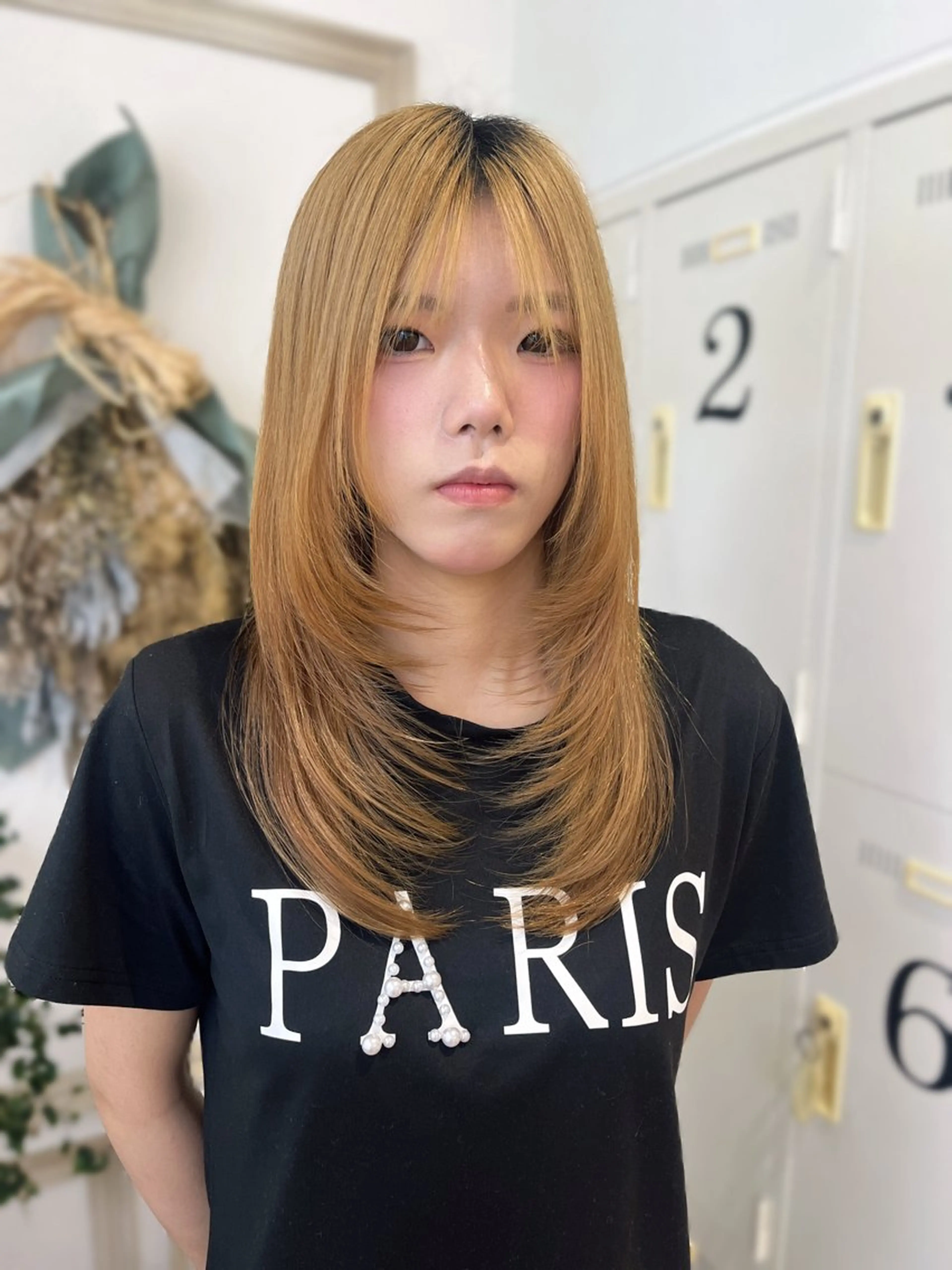 セミロング merc.🐑🤍 山口夏希のヘアスタイル