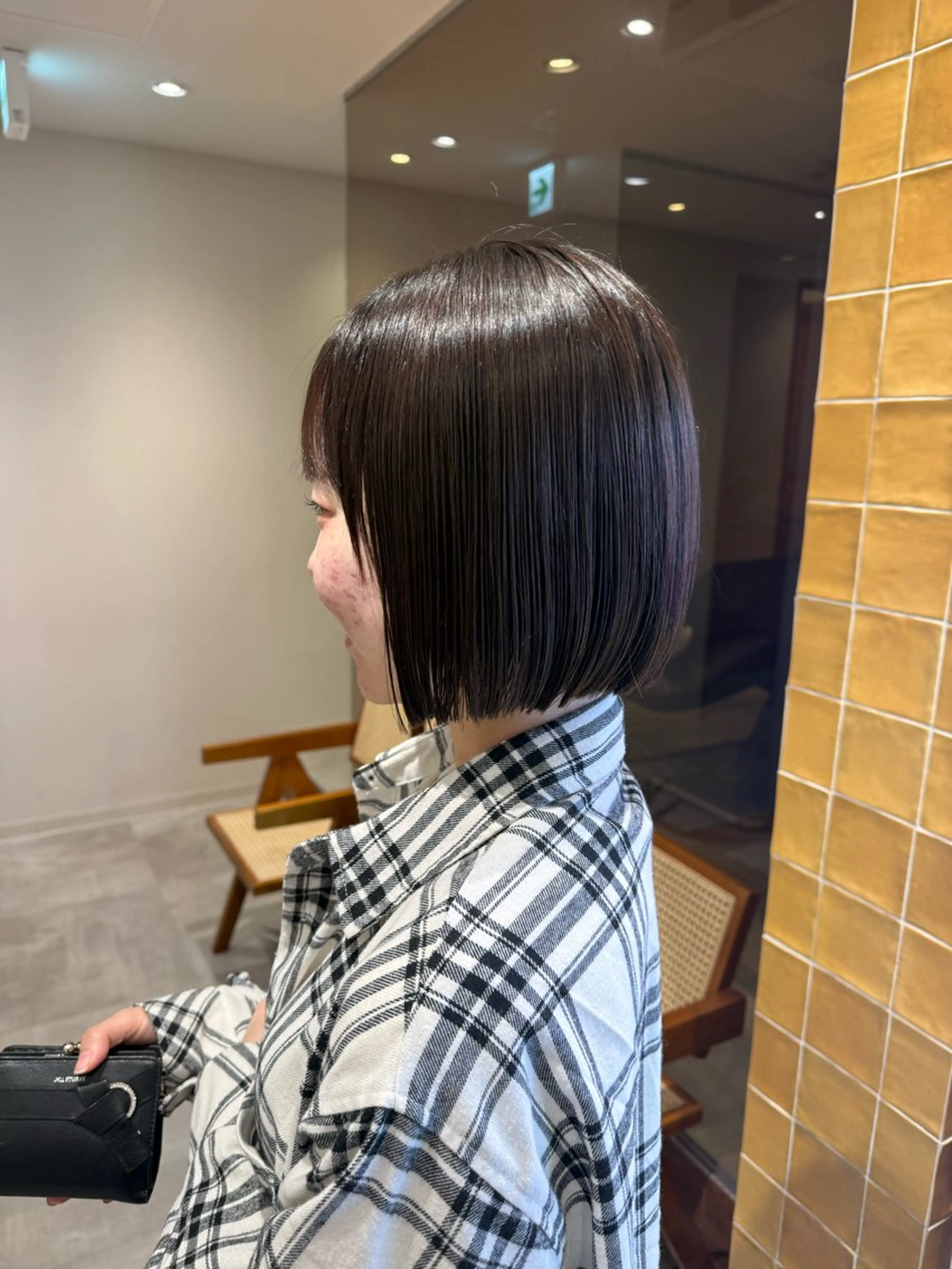 ショート ボブ 縮毛矯正 カット 縮毛矯正 Zina吉祥寺 /縮毛矯正/美髪✨のヘアスタイル